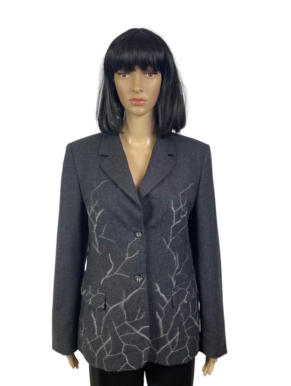 Laurel Laurel Vintage Printed Blazer Wool size DE38 Size S / US 4 / IT 40 - 1 Thumbnail