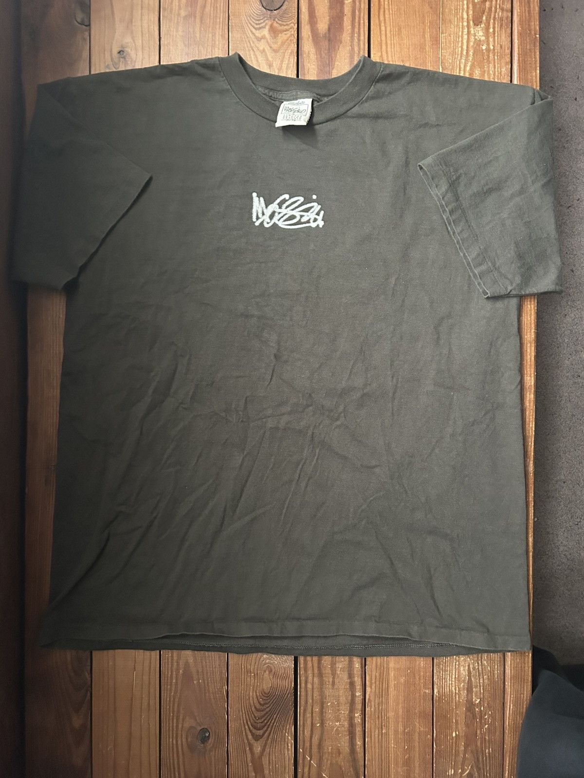 Mossimo × Stussy × Vintage Vintage 90s Mossimo Go Blind Brown Tee Shirt Size US XL / EU 56 / 4 - 1 Thumbnail