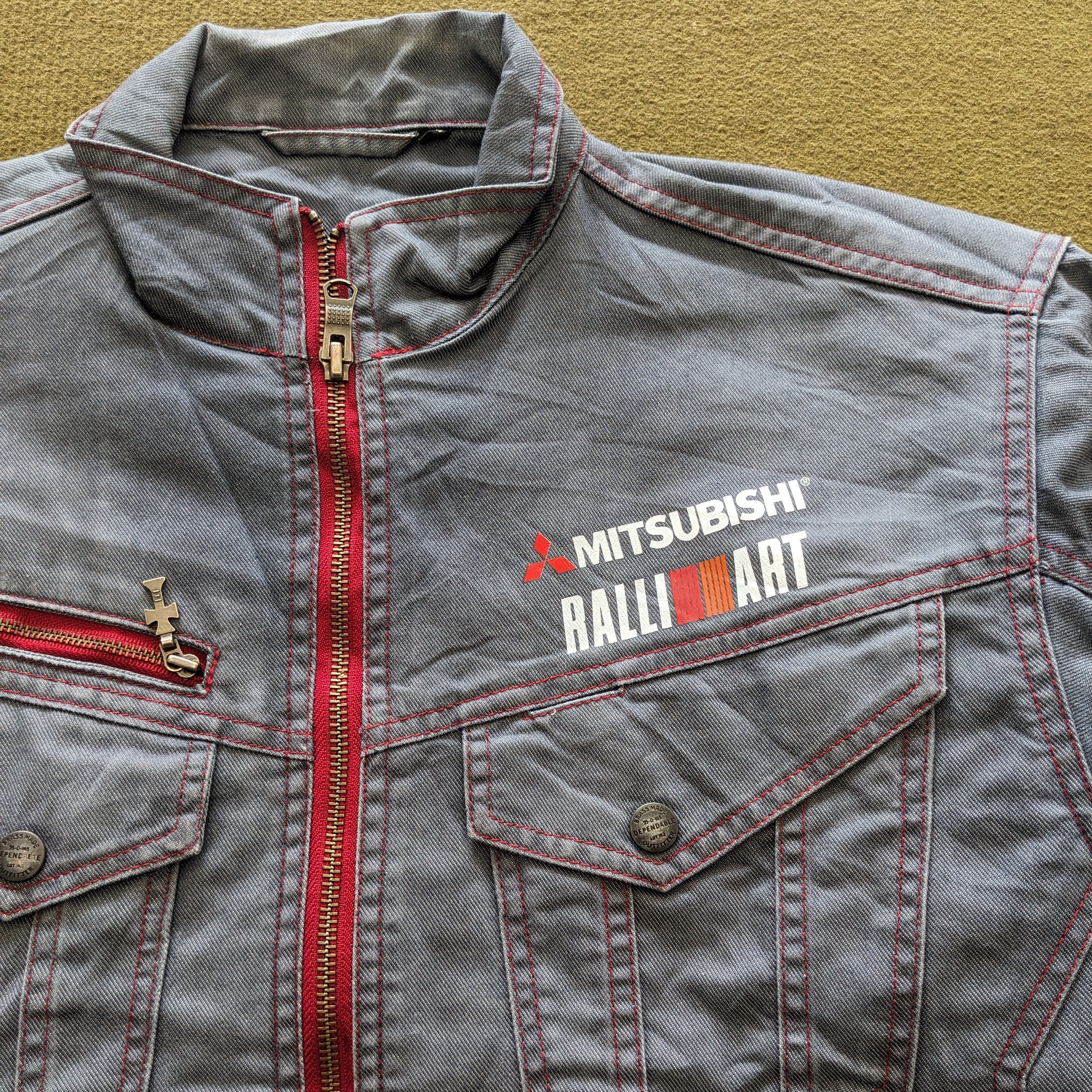 Other Vintage MITSUBISHI RALLI ART Racing Uniform Jacket Size US M / EU 48-50 / 2 - 4 Thumbnail