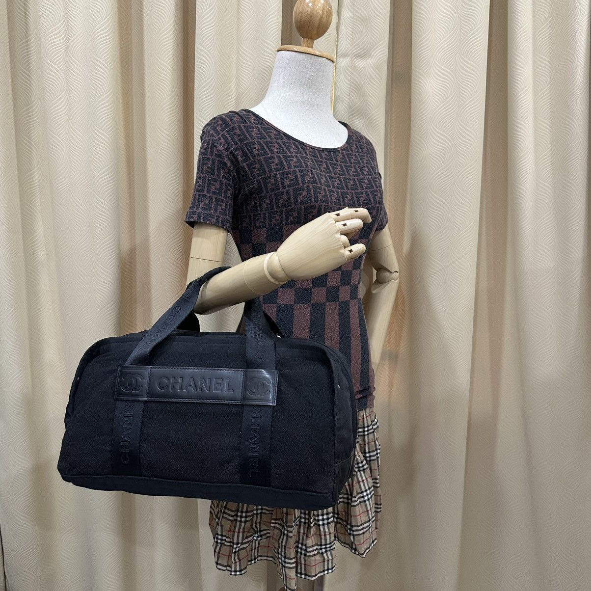 ‼️LASTDROP‼️ AUTHENTIC CHANEL SPORT LINE BLACK BOSTON BAG
