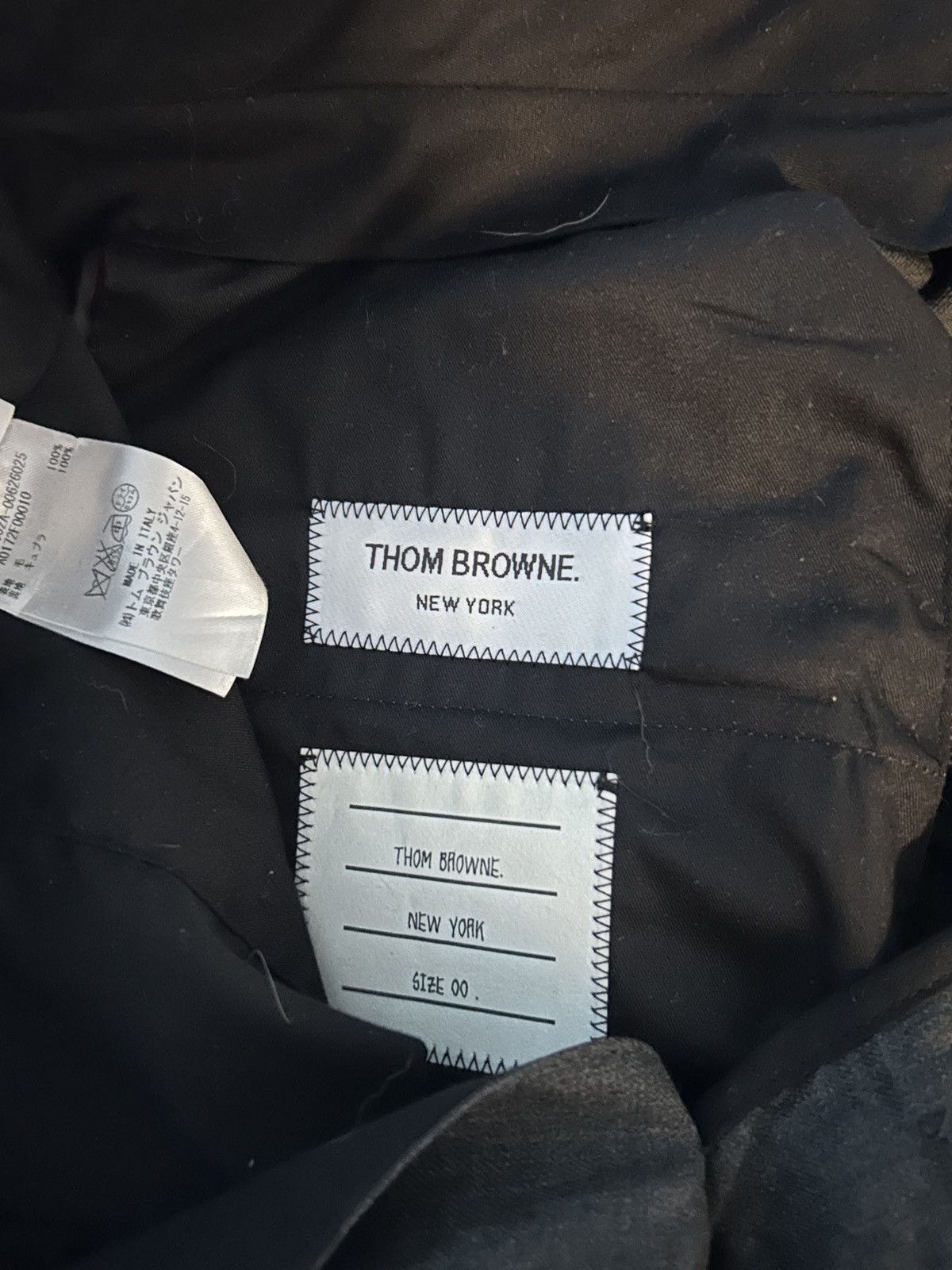 Thom Browne Thom Browne Wool Super 120s Gray Signature Shorts Size US 28 / EU 44 - 4 Thumbnail