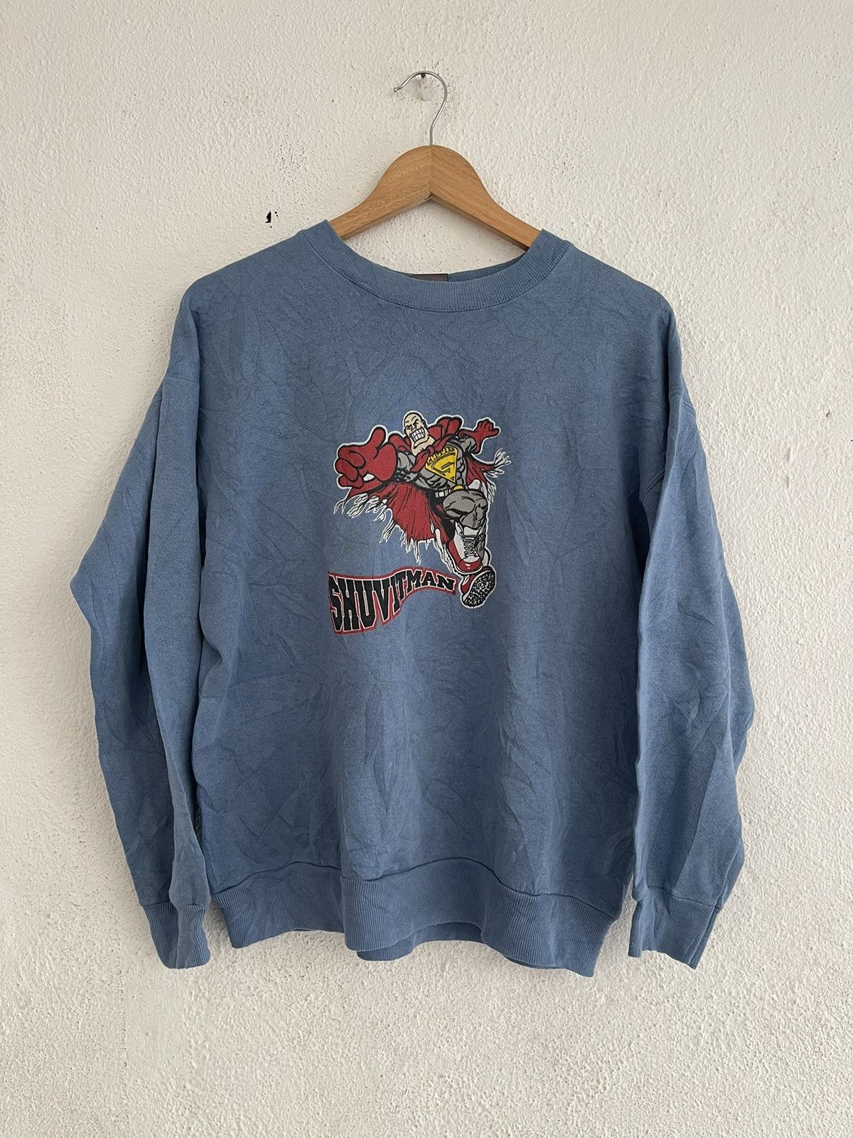 Other Shuvitman Superman Parody Sweatshirt Size US L / EU 52-54 / 3 - 1 Thumbnail