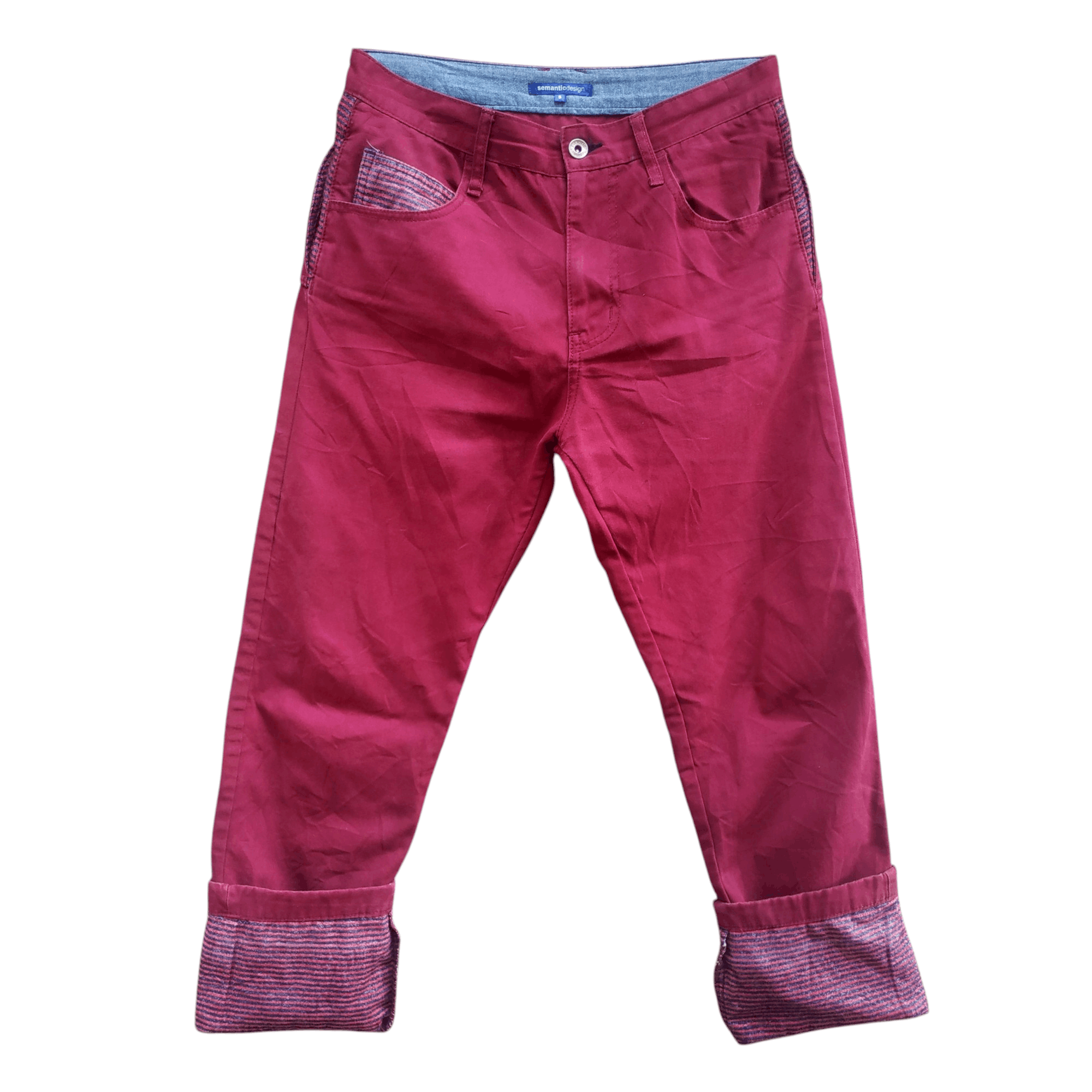 semanticdesign Semanticdesign Burgundy Utility Trouser Size US 30 / EU 46 - 5 Thumbnail