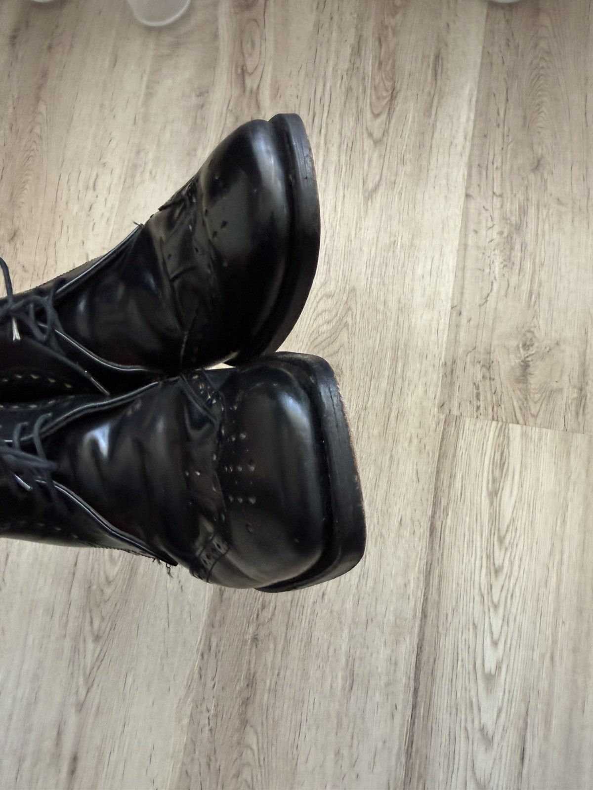 Jeffery West Jeffery West “Oldman” Black Leather Brogue Chukka Boots Size US 10 / EU 43 - 18 Thumbnail