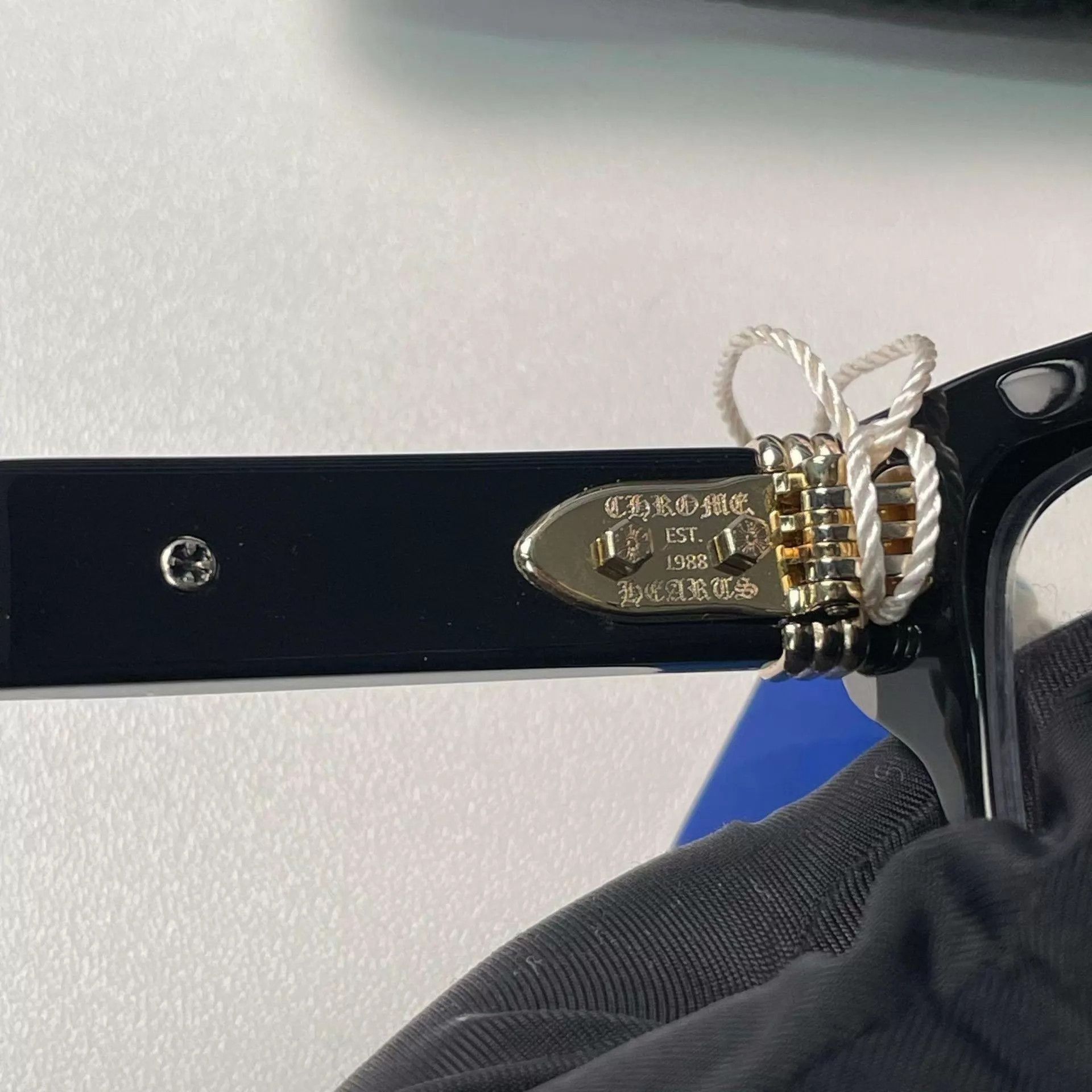 Chrome Hearts Black Frame Eyeglasses with Case Size ONE SIZE - 7 Thumbnail