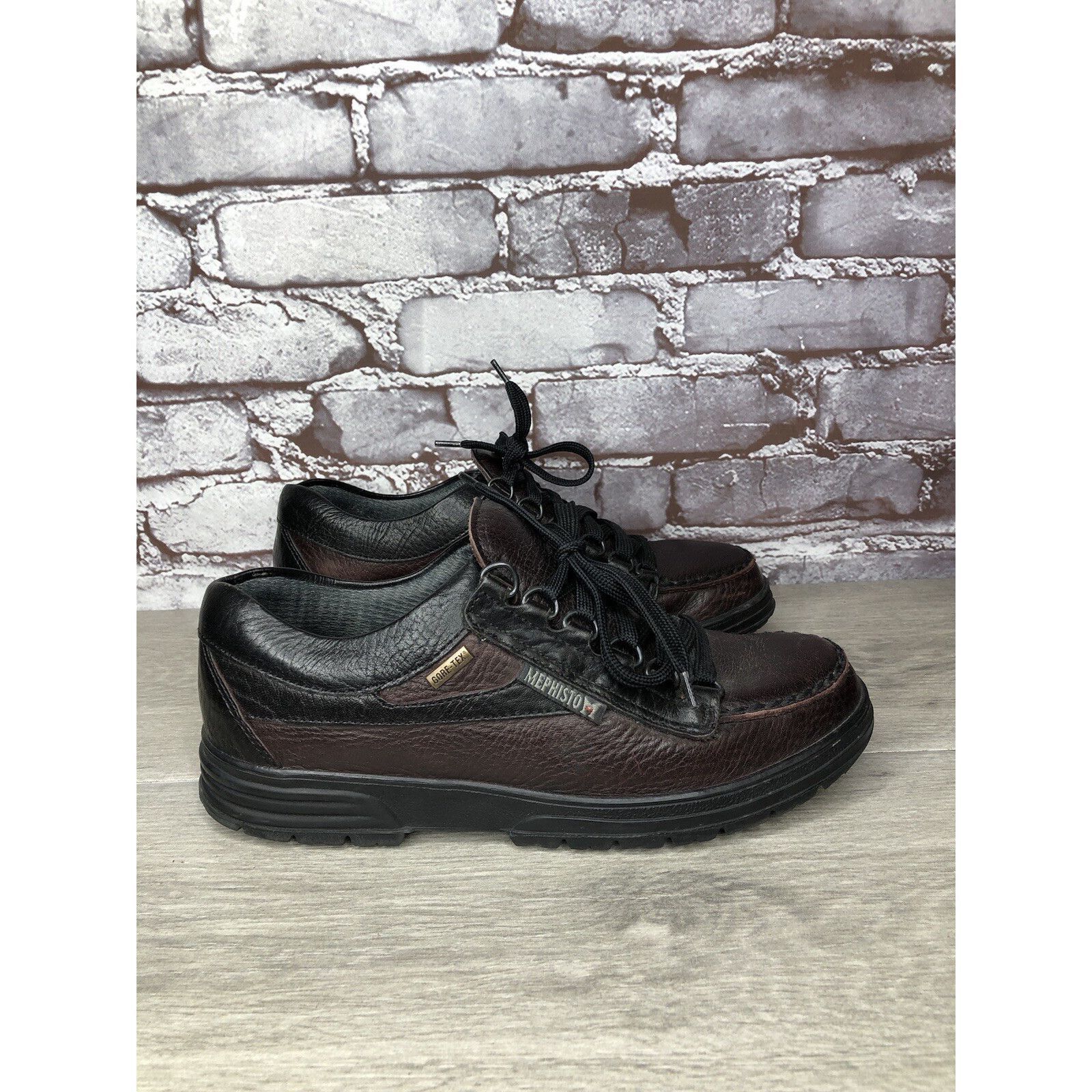 Mephisto Mephisto Gore-Tex Air-Relax Slacker Black Leather Hiking Sho Size US 8 / IT 38 - 10 Thumbnail