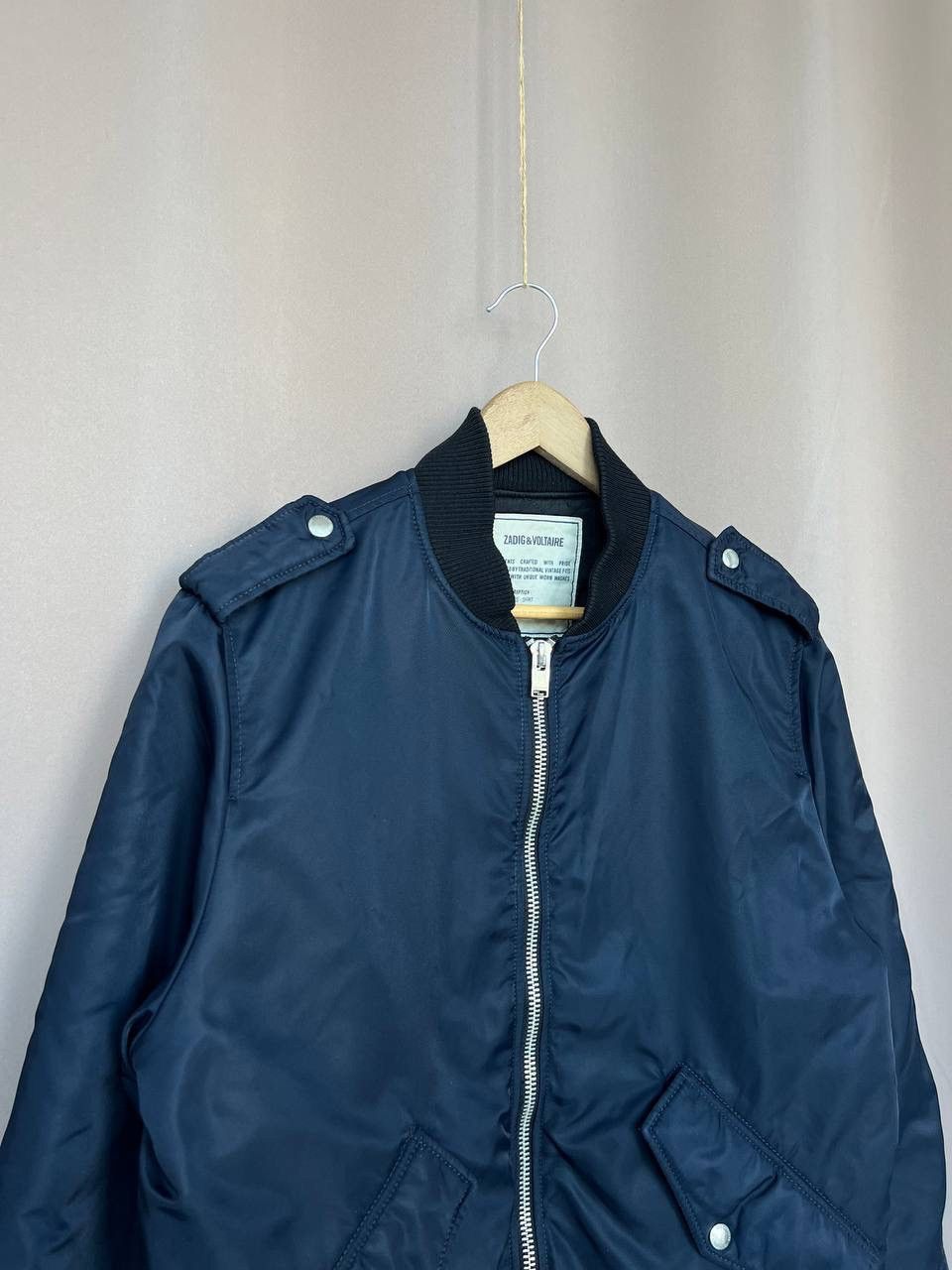 Zadig & Voltaire Zadig & Voltaire Benet Twill Bomber Men's Size L Jacket Size US L / EU 52-54 / 3 - 3 Thumbnail
