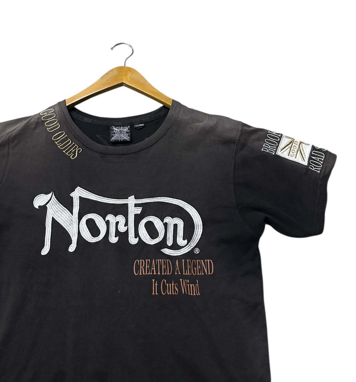 Norton Sunfaded Norton tshirt Size US XL / EU 56 / 4 - 4 Thumbnail