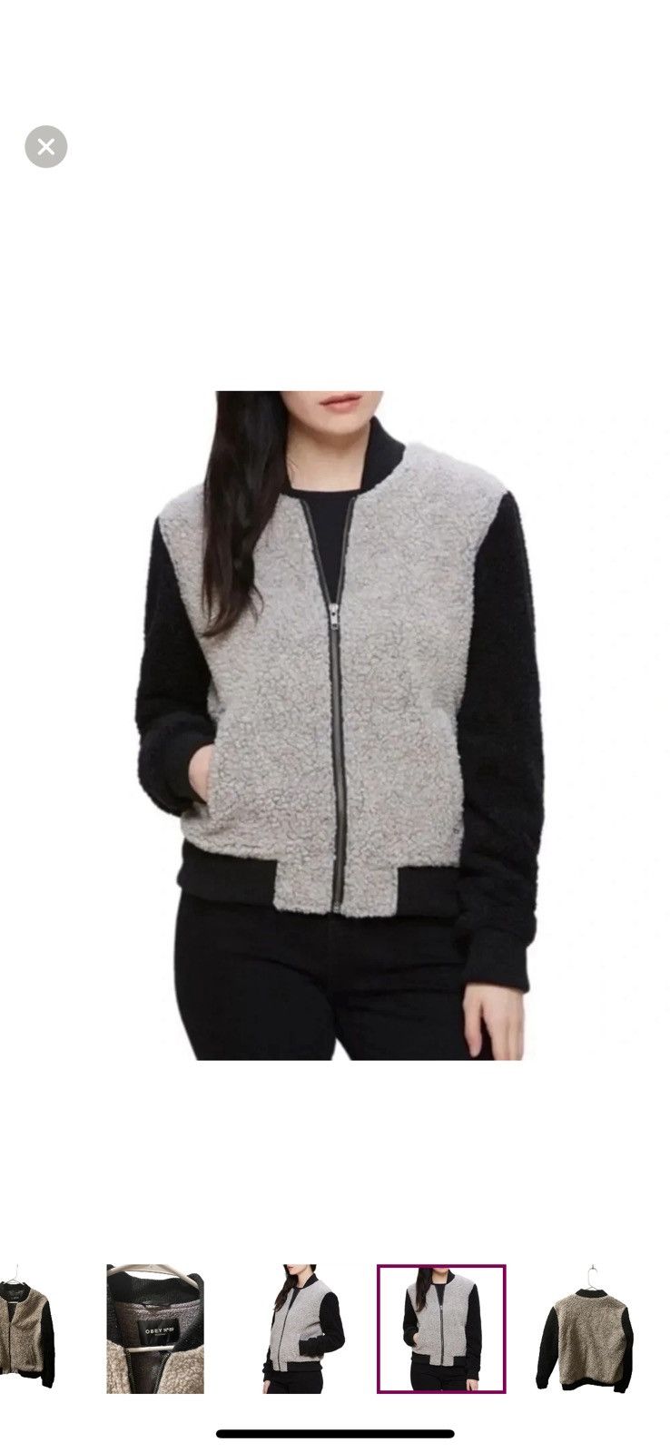 Obey Obey Sherpa/fleece bomber Size S / US 4 / IT 40 - 4 Thumbnail