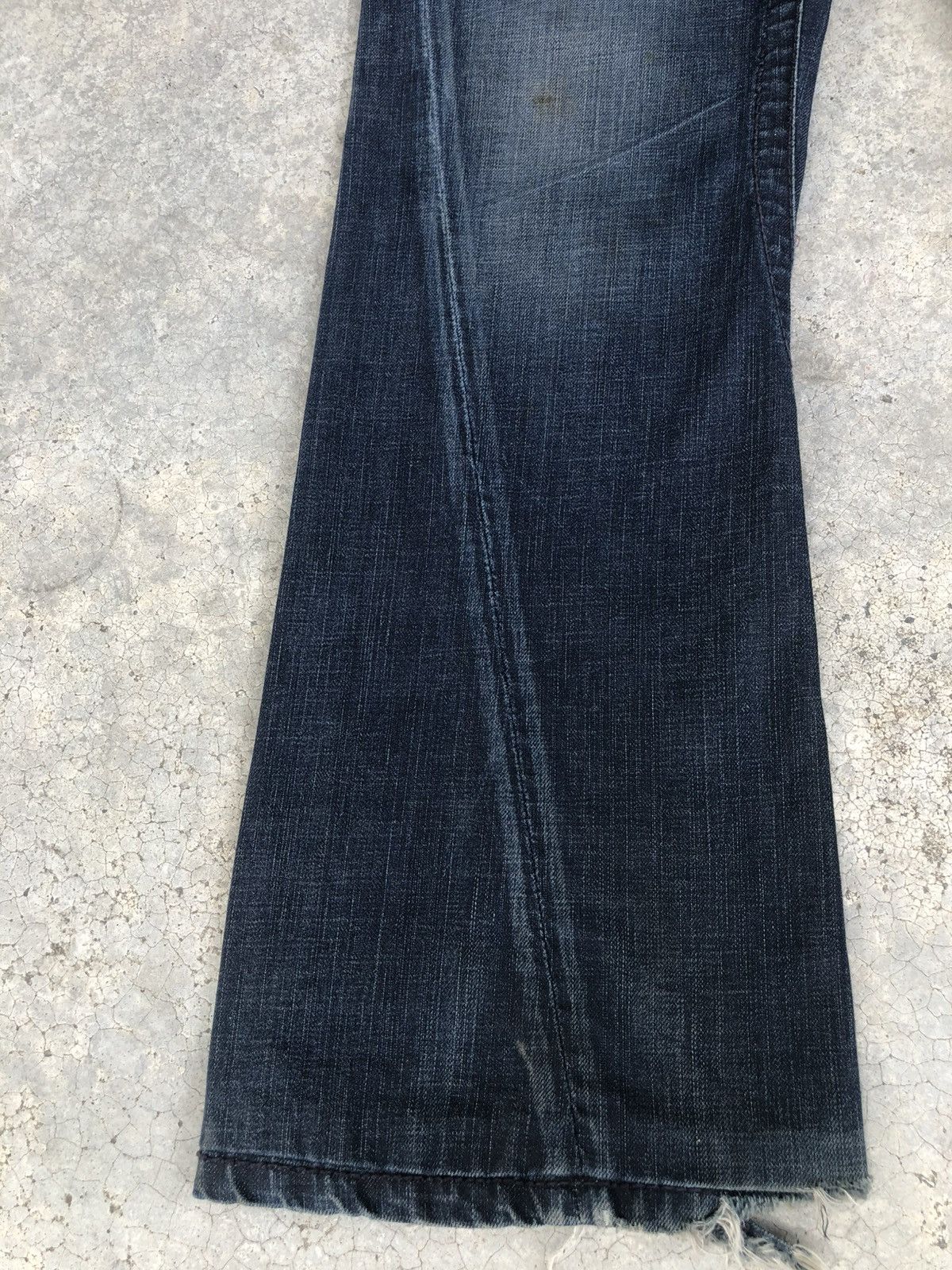 If Six Was Nine Japanese Stitch’s Flared Jeans Distressed Denim Size US 32 / EU 48 - 6 Thumbnail