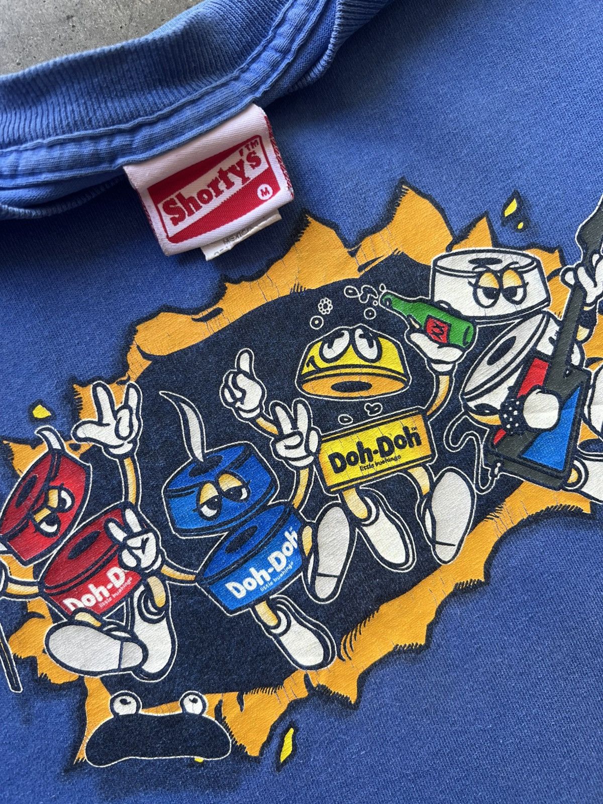 Vintage ‘90s Shorty’s Skateboards Skate Vintage Tee Shirt Hook Ups Size US XL / EU 56 / 4 - 4 Thumbnail
