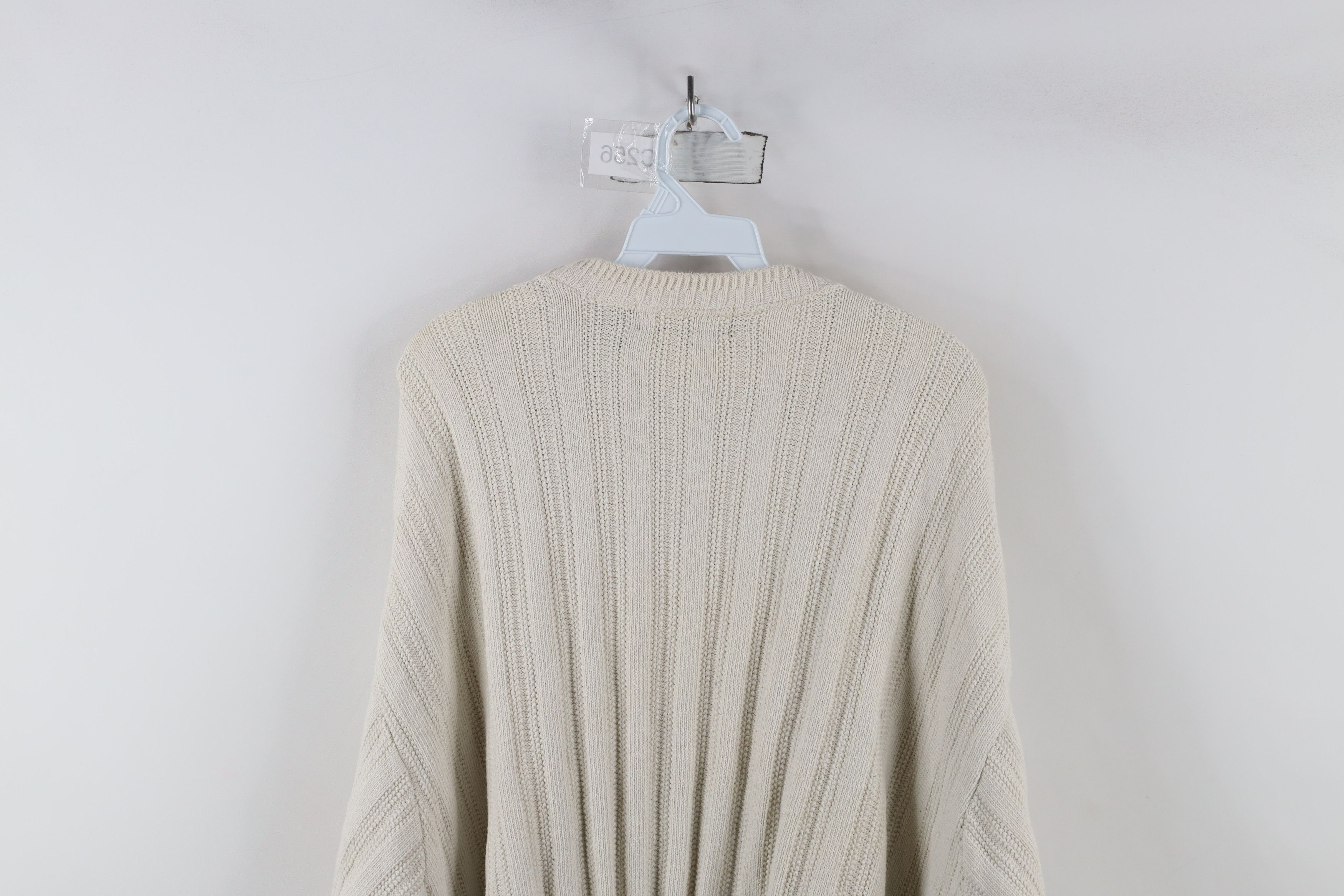 Vintage Vintage 90s Streetwear Framed Cotton Ribbed Knit Sweater USA Size US XXL / EU 58 / 5 - 9 Thumbnail