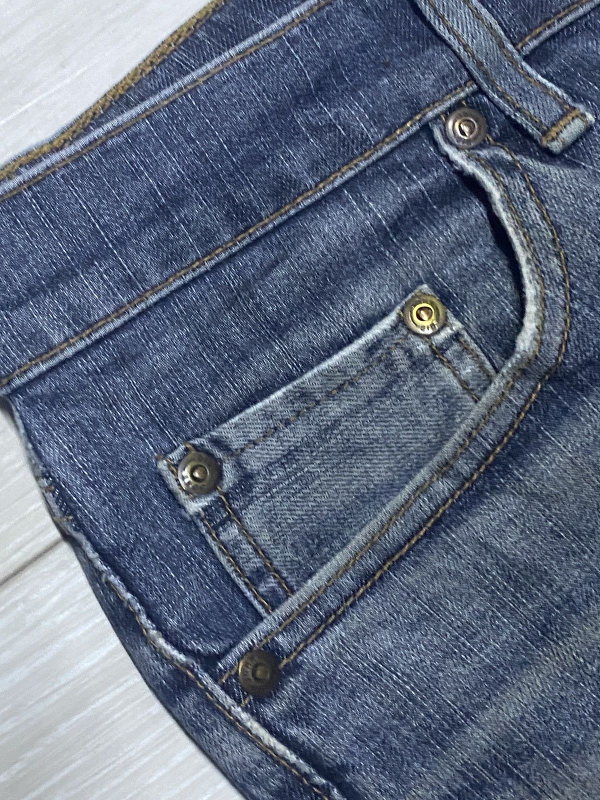Big John Vintage Big John Japan Grunge Distressed Repair Jeans Size US 30 / EU 46 - 12 Thumbnail