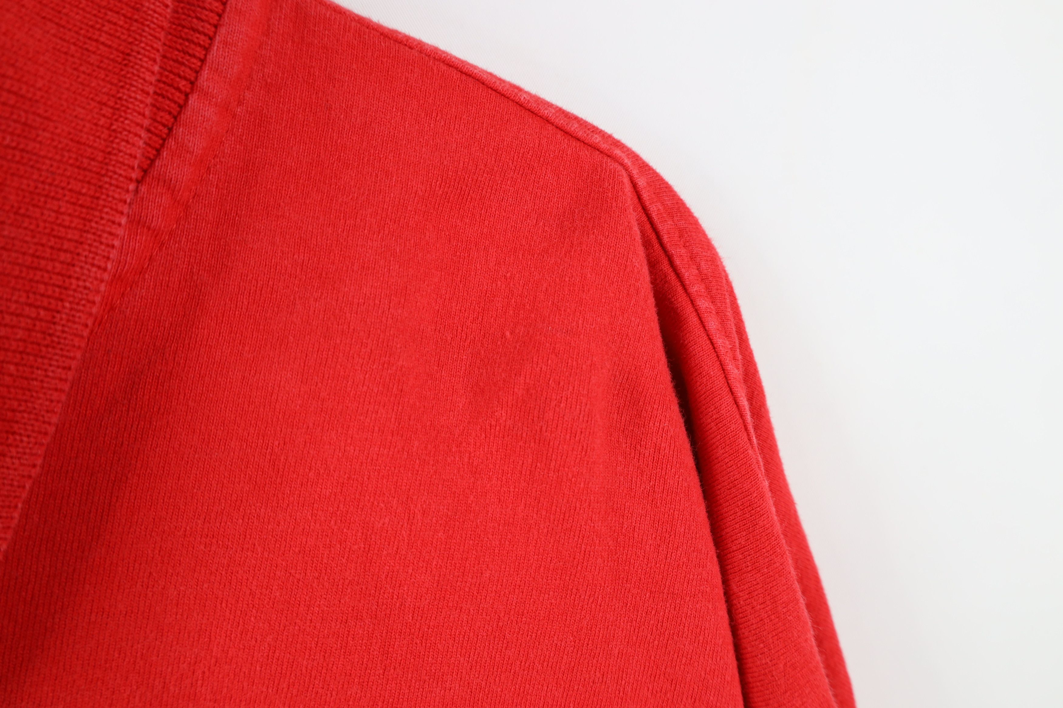 Vintage Vintage 90s Heavyweight Red Wings Hockey Long Sleeve Polo Size US XL / EU 56 / 4 - 9 Thumbnail