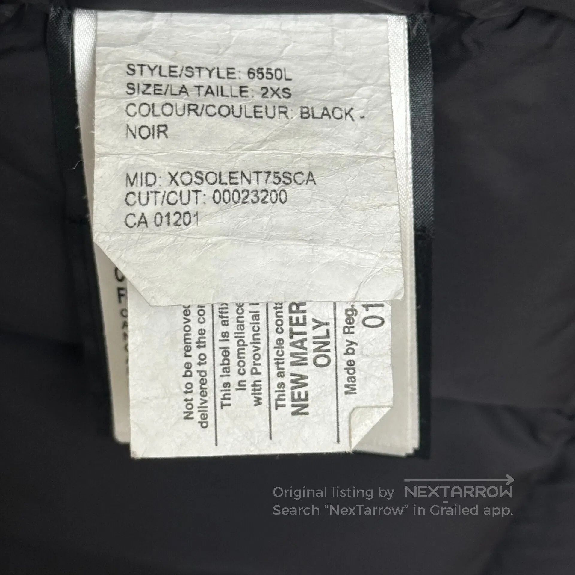 Canada Goose Canada Goose Black logo patch hoodie long-sleeved down jac Size US XXS / EU 40 - 7 Thumbnail
