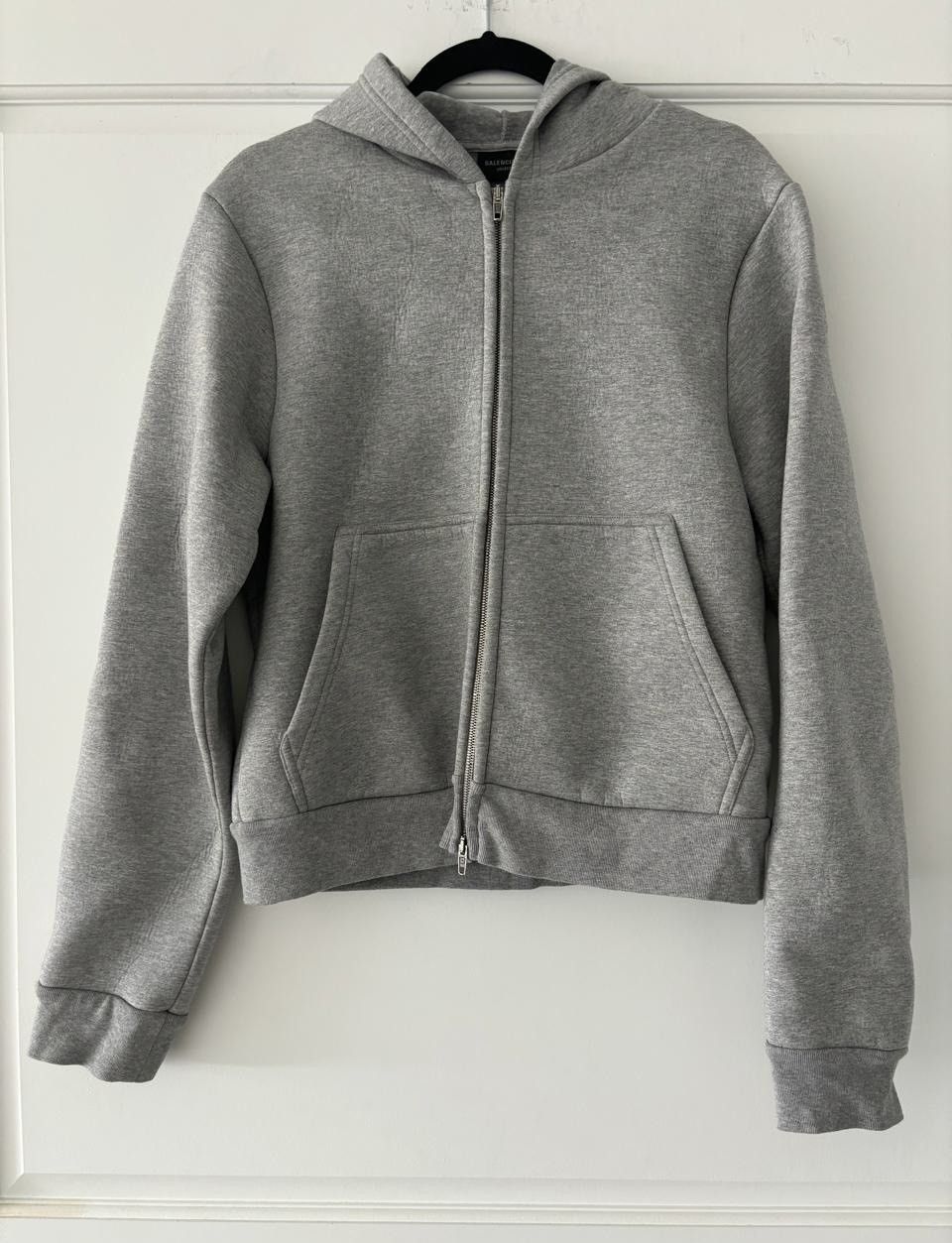 Balenciaga Balenciaga Cropped Zip Hoodie Size US XL / EU 56 / 4 - 2 Thumbnail