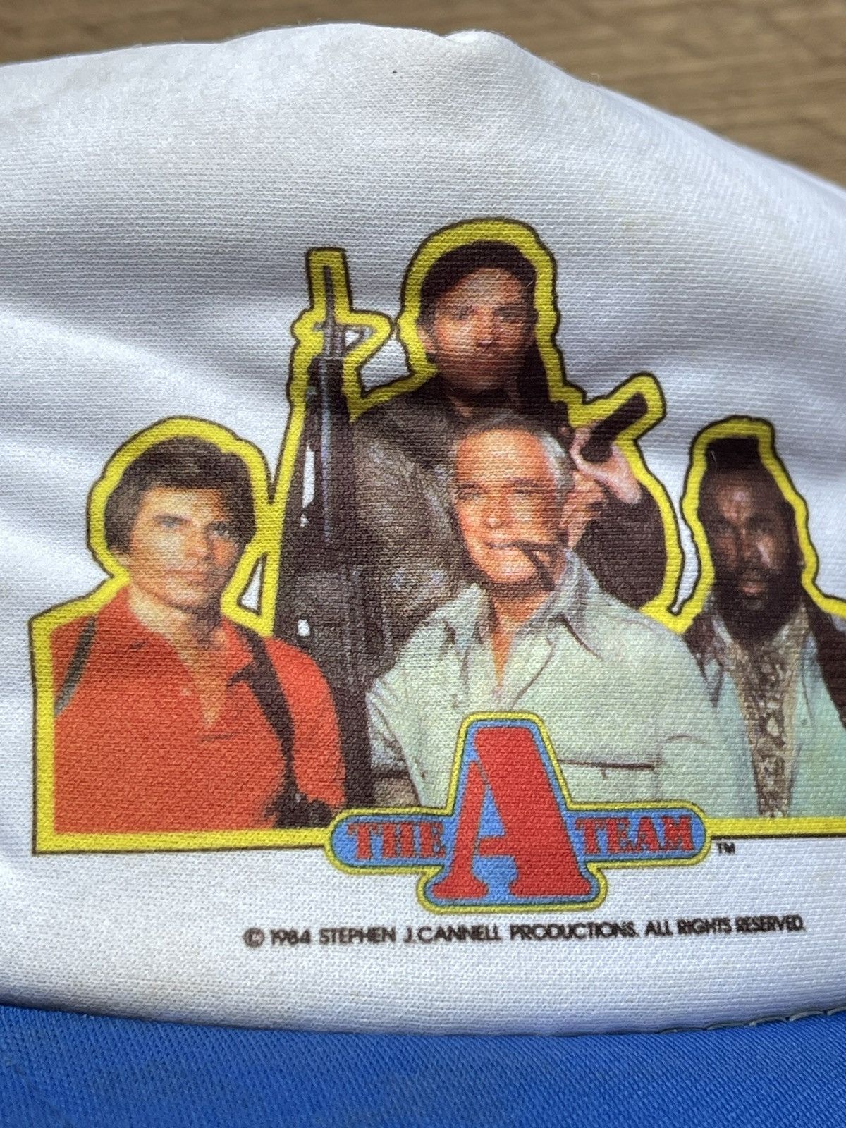 Vintage 1984 The A Team Vintage truck Cap 80’s Size ONE SIZE - 3 Thumbnail
