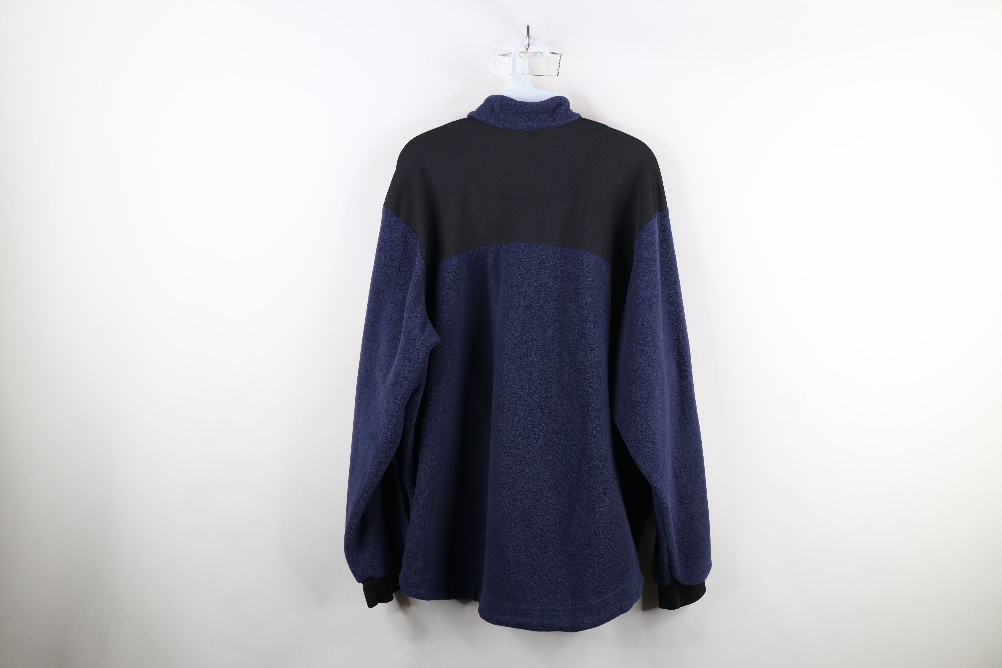 Nike × Vintage Vintage 90s Nike Alpha Project Swoosh Fleece Sweater Blue Size US L / EU 52-54 / 3 - 11 Thumbnail