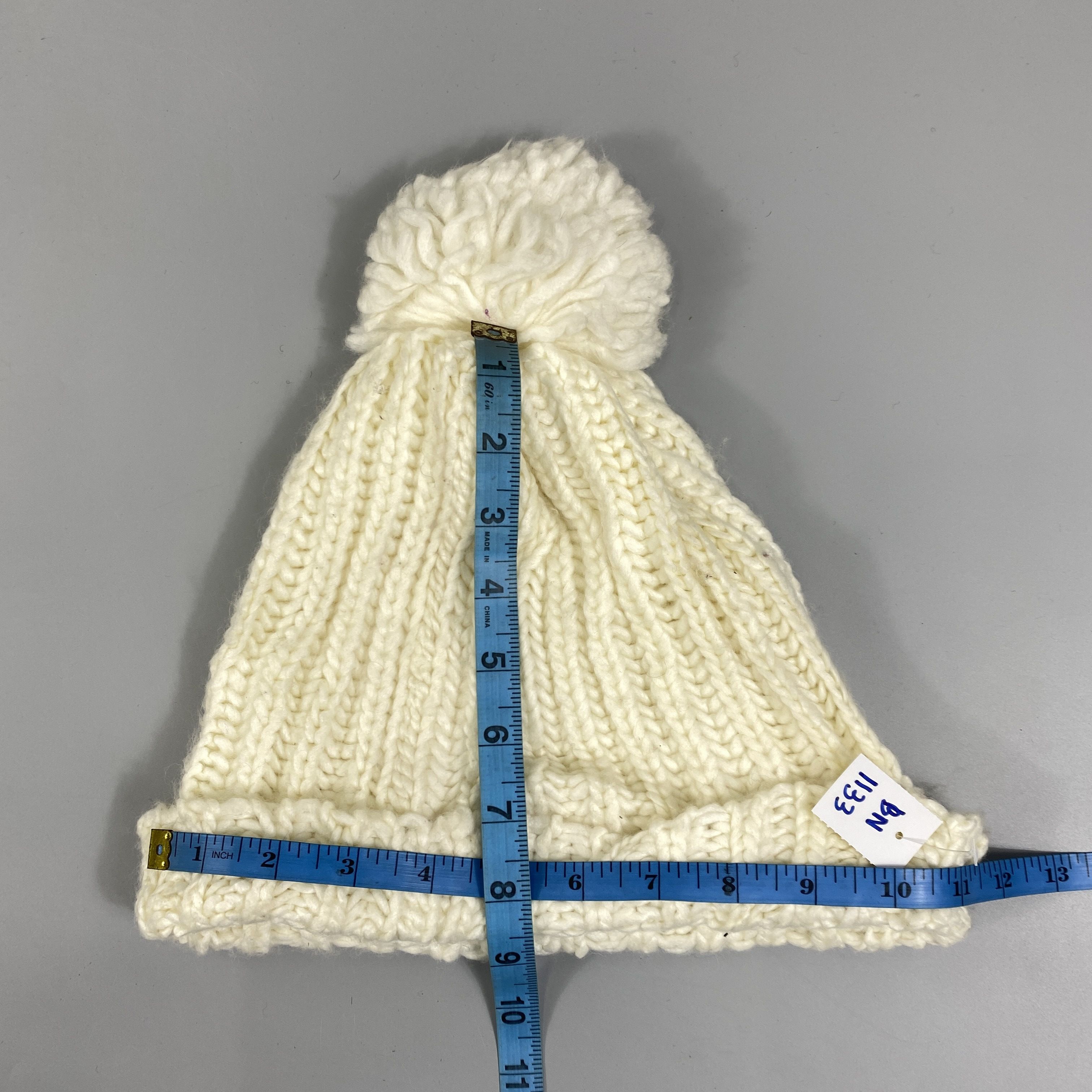 Japanese Brand Knitted Beanie Hats Pom Pom -BN1133 Size ONE SIZE - 5 Thumbnail
