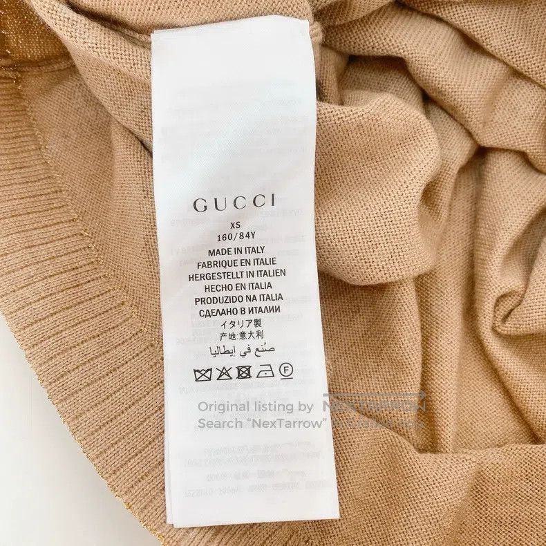 Gucci Gucci Woollen rhinestone sweater Size US XS / EU 42 / 0 - 6 Thumbnail