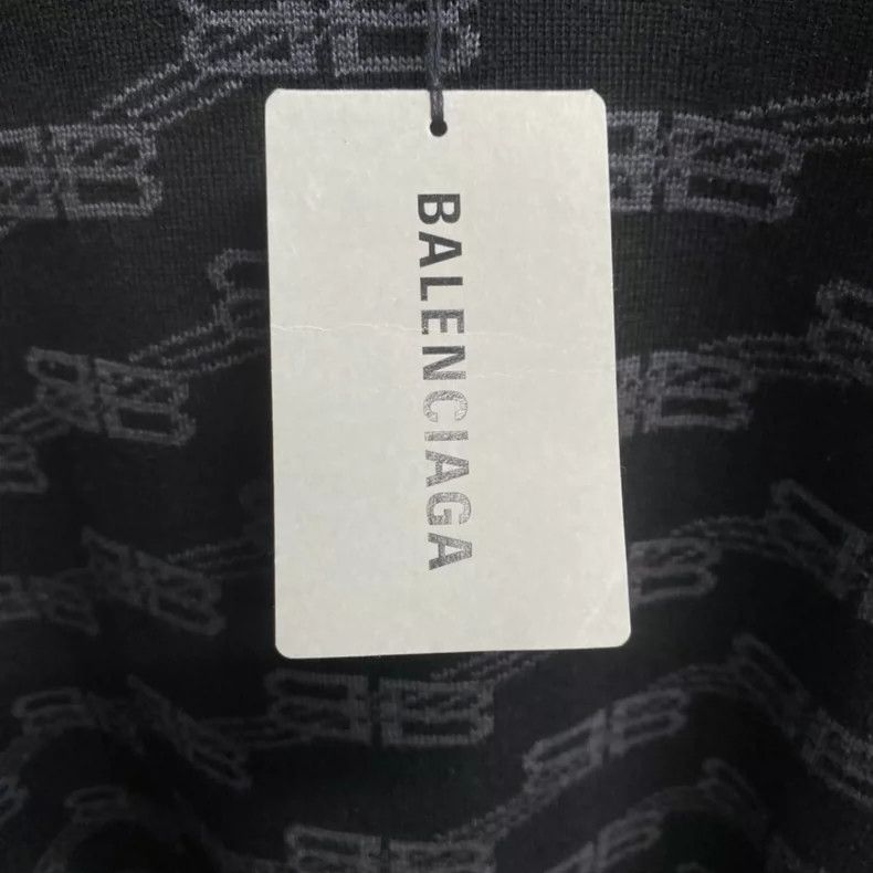 Balenciaga Balenciaga Black lock full knit logo sweater Size US XS / EU 42 / 0 - 3 Thumbnail