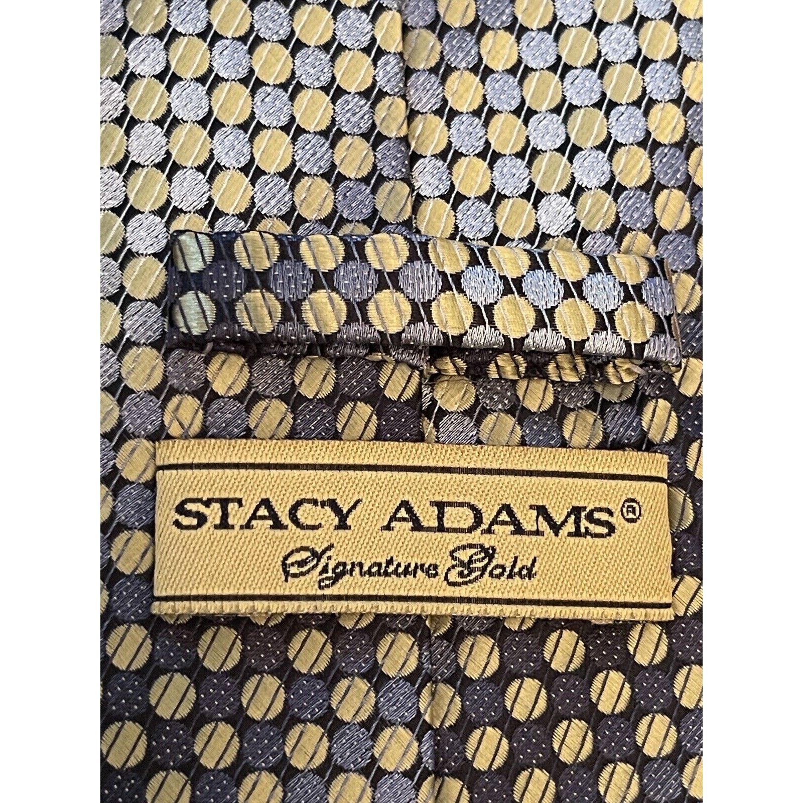 Stacy Adams Stacy Adams Signature Gold. Gold Black Hand Made Microfiber Size ONE SIZE - 8 Thumbnail