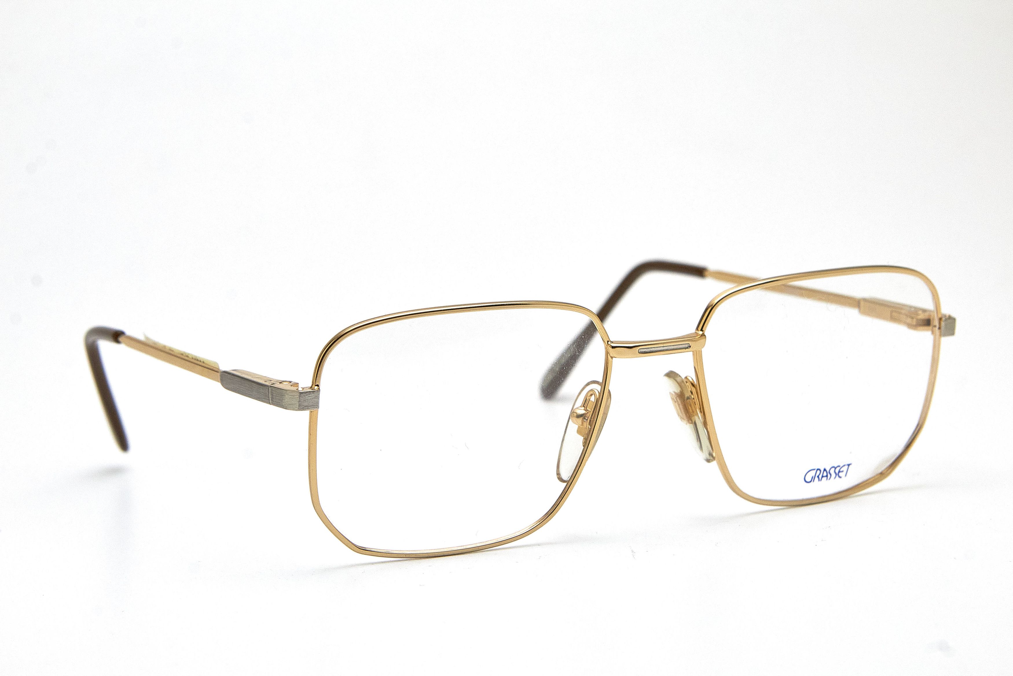 Vintage Old Money GRASSET Gold&Silver Rectangular Quiet Lux Specs Size ONE SIZE - 4 Thumbnail