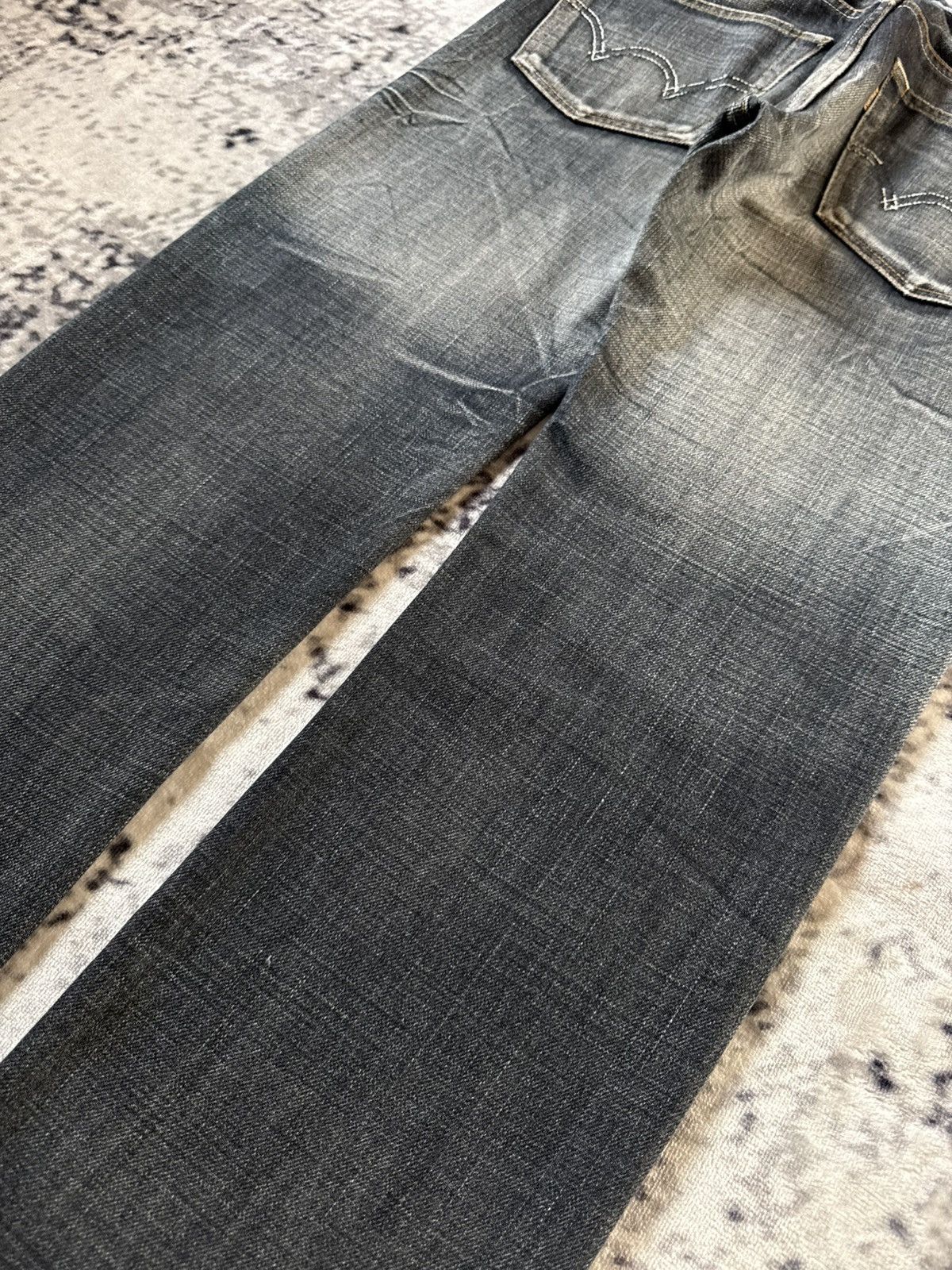 Edwin Edwin 502 Sulfur Denim Shadow Wash Jeans Size US 30 / EU 46 - 13 Thumbnail