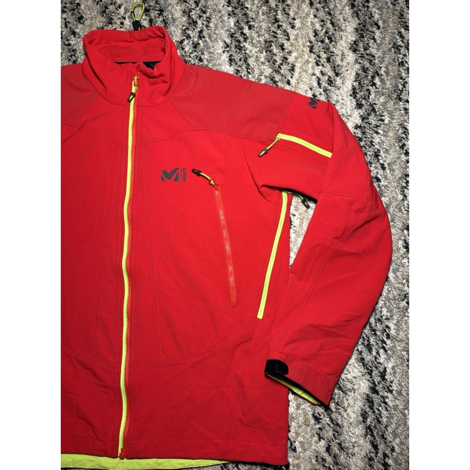 Vintage Millet Roc & Ice Windstopper Performance Softshell Jacket Mens M Outdoors Red Windstopper Jacket Mens Climate Outdoor Top Size US M / EU 48-50 / 2 - 2 Thumbnail