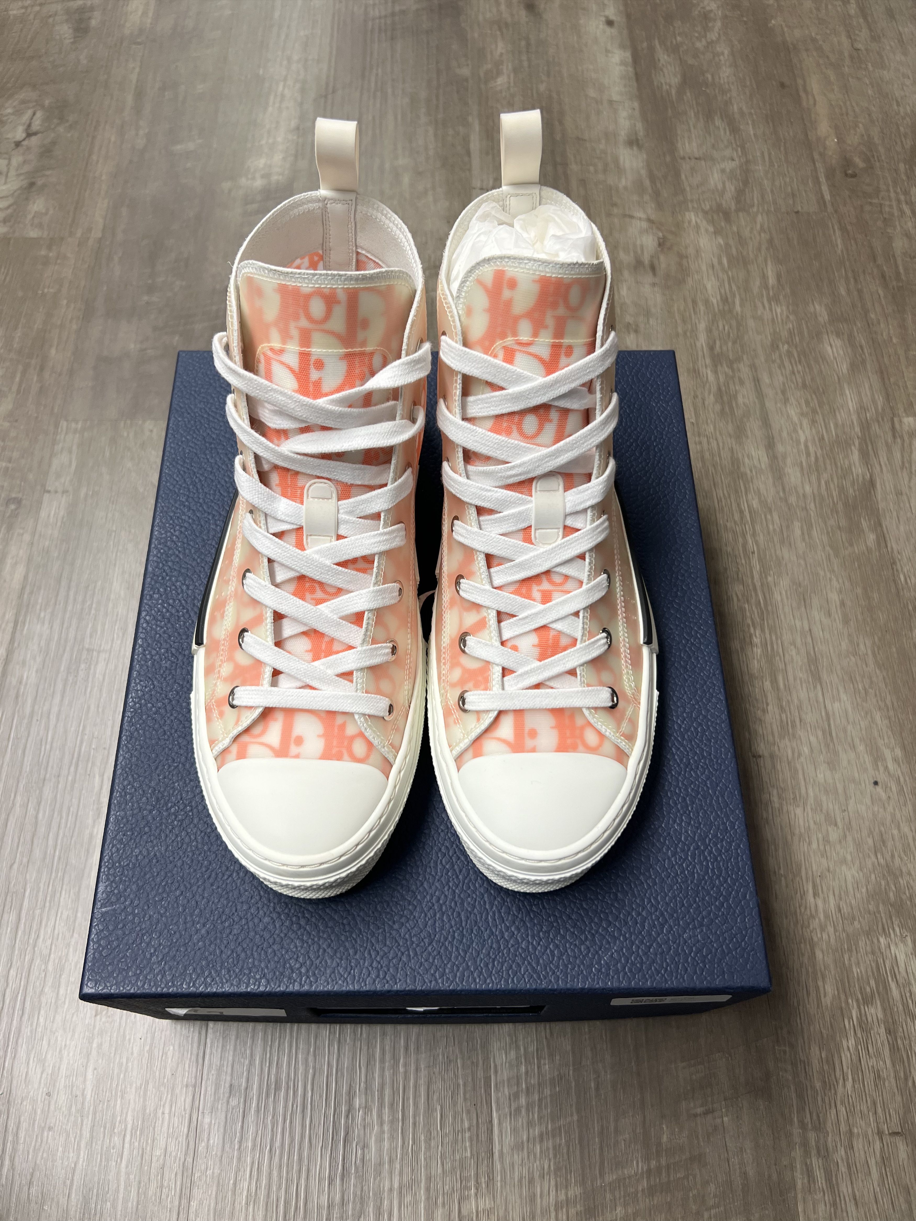 Dior DIOR B23 HIGH ORANGE OBLIQUE CANVAS Size US 8 / EU 41 - 3 Thumbnail