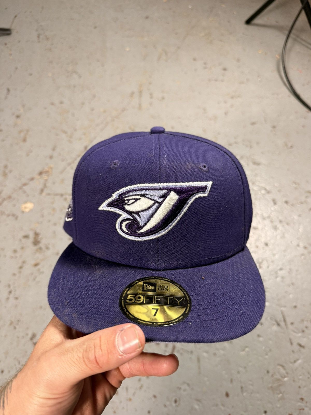 New Era Retro Purple Toronto Blue Jays Fitted Hat Size ONE SIZE - 1 Thumbnail