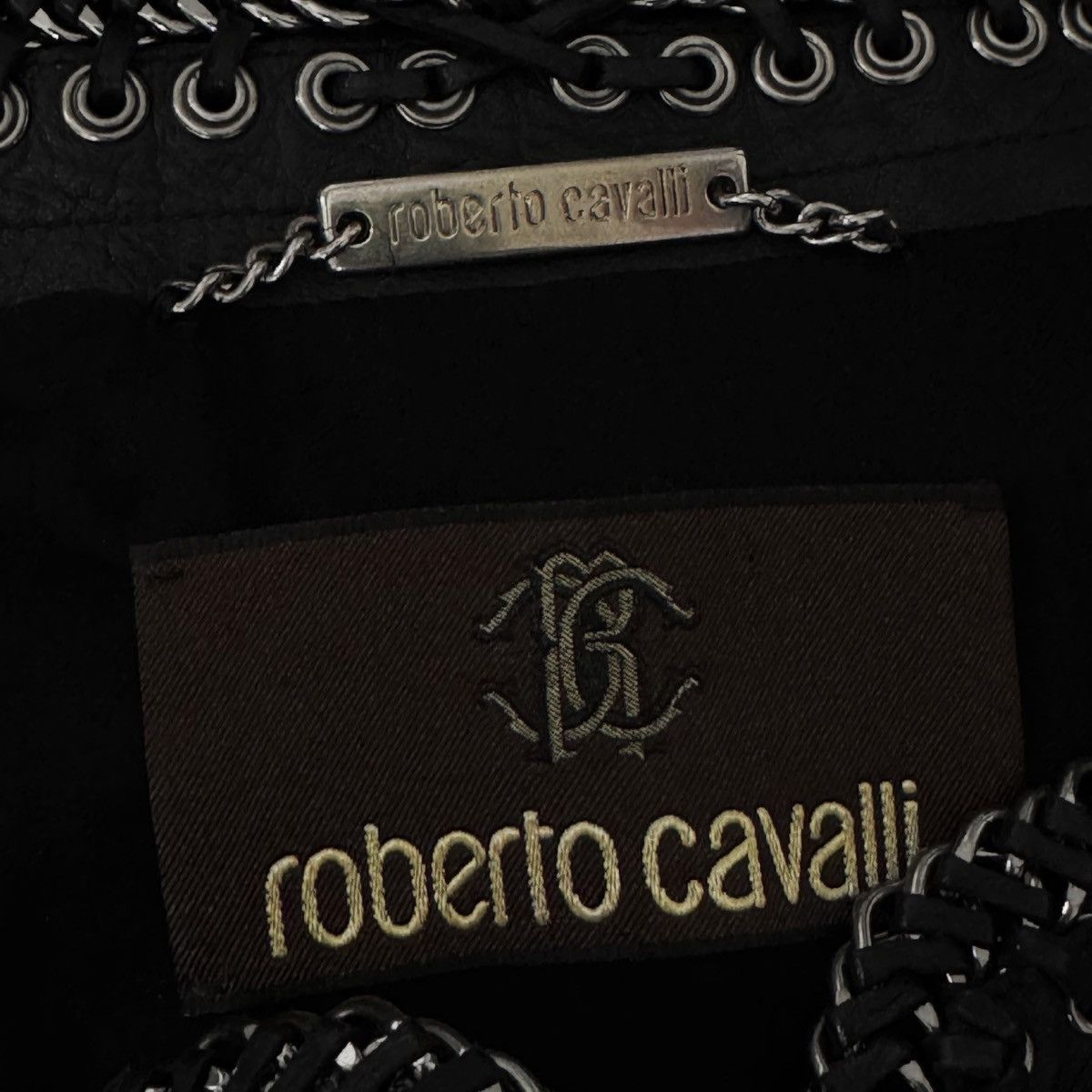 Roberto Cavalli Runway Roberto Cavalli archival leather jacket Size M / US 6-8 / IT 42-44 - 10 Thumbnail