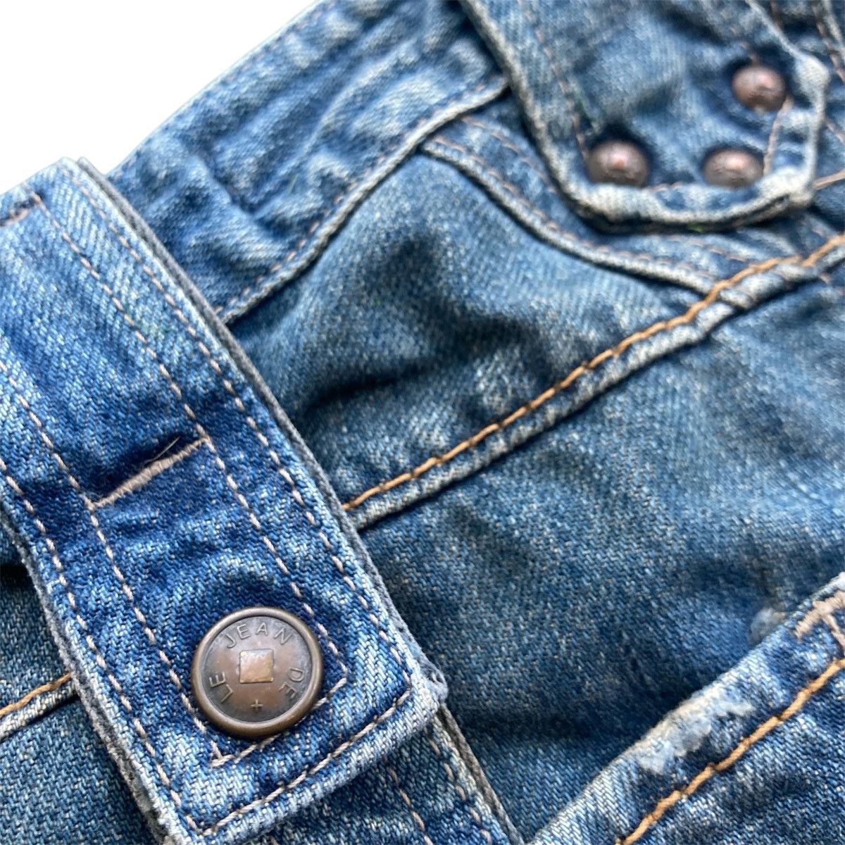 Marithe + Francois Girbaud × Seditionaries VINTAGE MARITHE FRANCOIS GIRBAUD BONDAGE JEANS Size US 32 / EU 48 - 13 Thumbnail