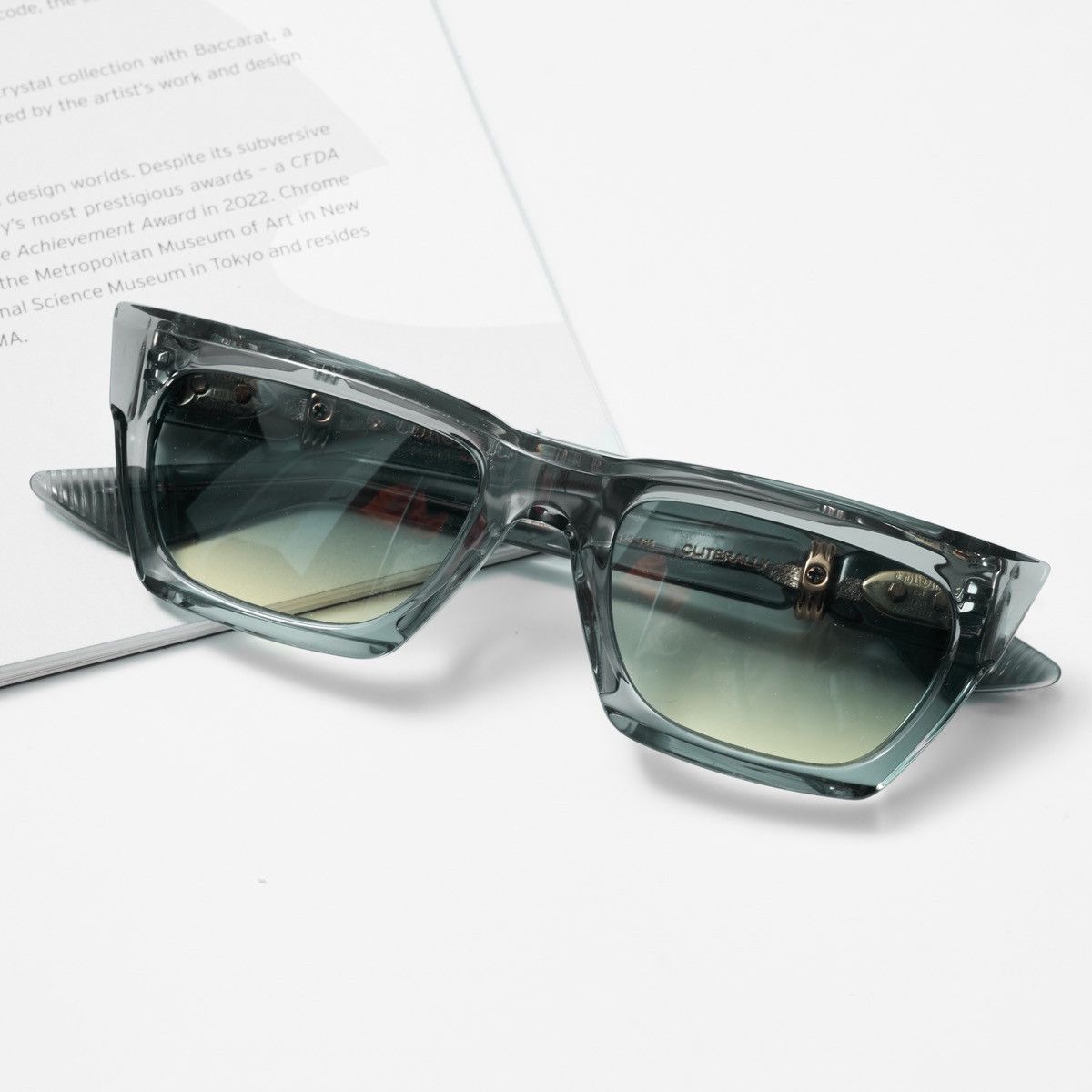 Chrome Hearts CHROME HEARTS CLITERALLY SLATED SUNGLASSES Size ONE SIZE - 6 Thumbnail