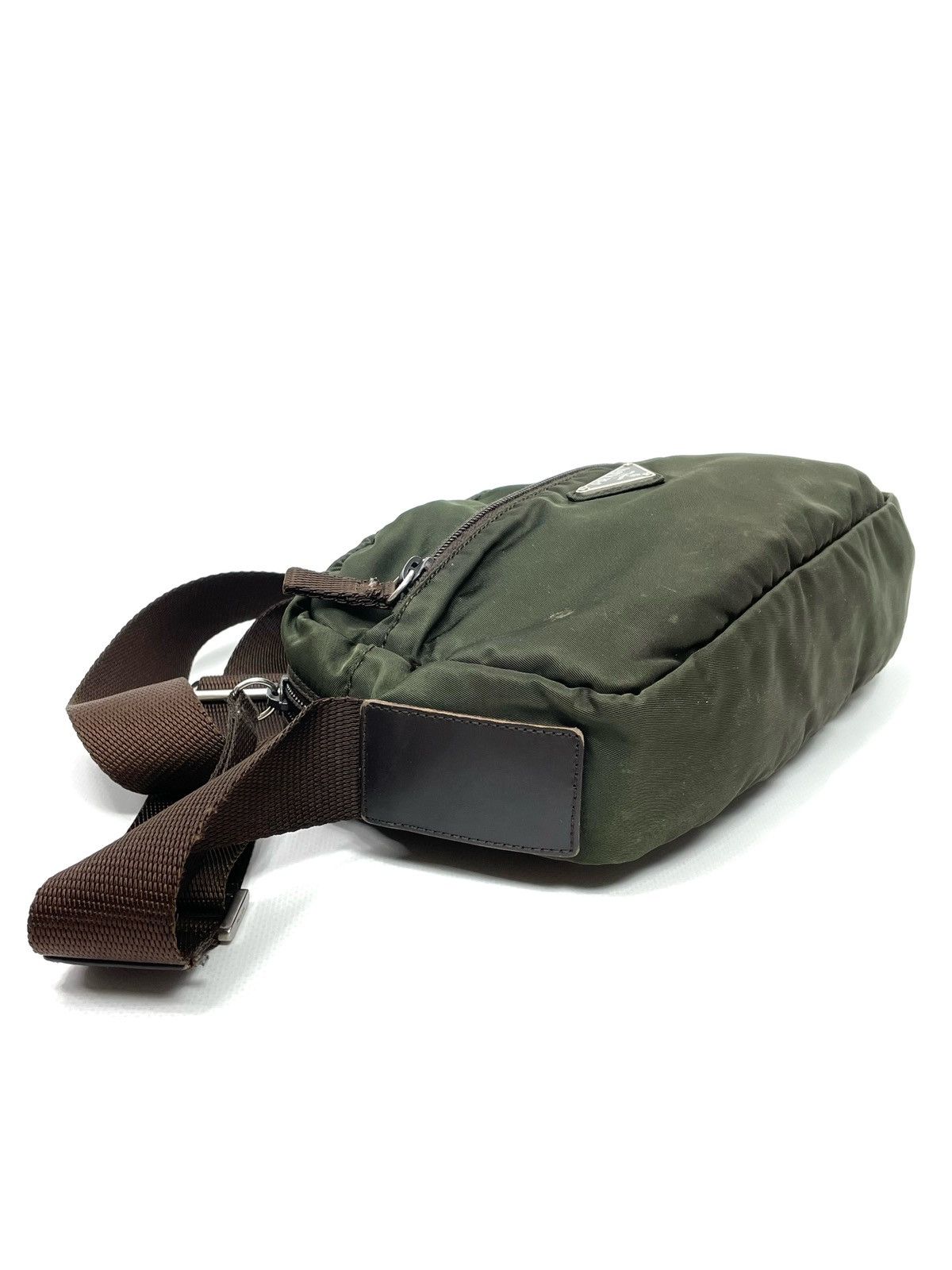 Prada Prada Milano Tessuto Nylon Crossbody Bag – Olive Green Size ONE SIZE - 5 Thumbnail