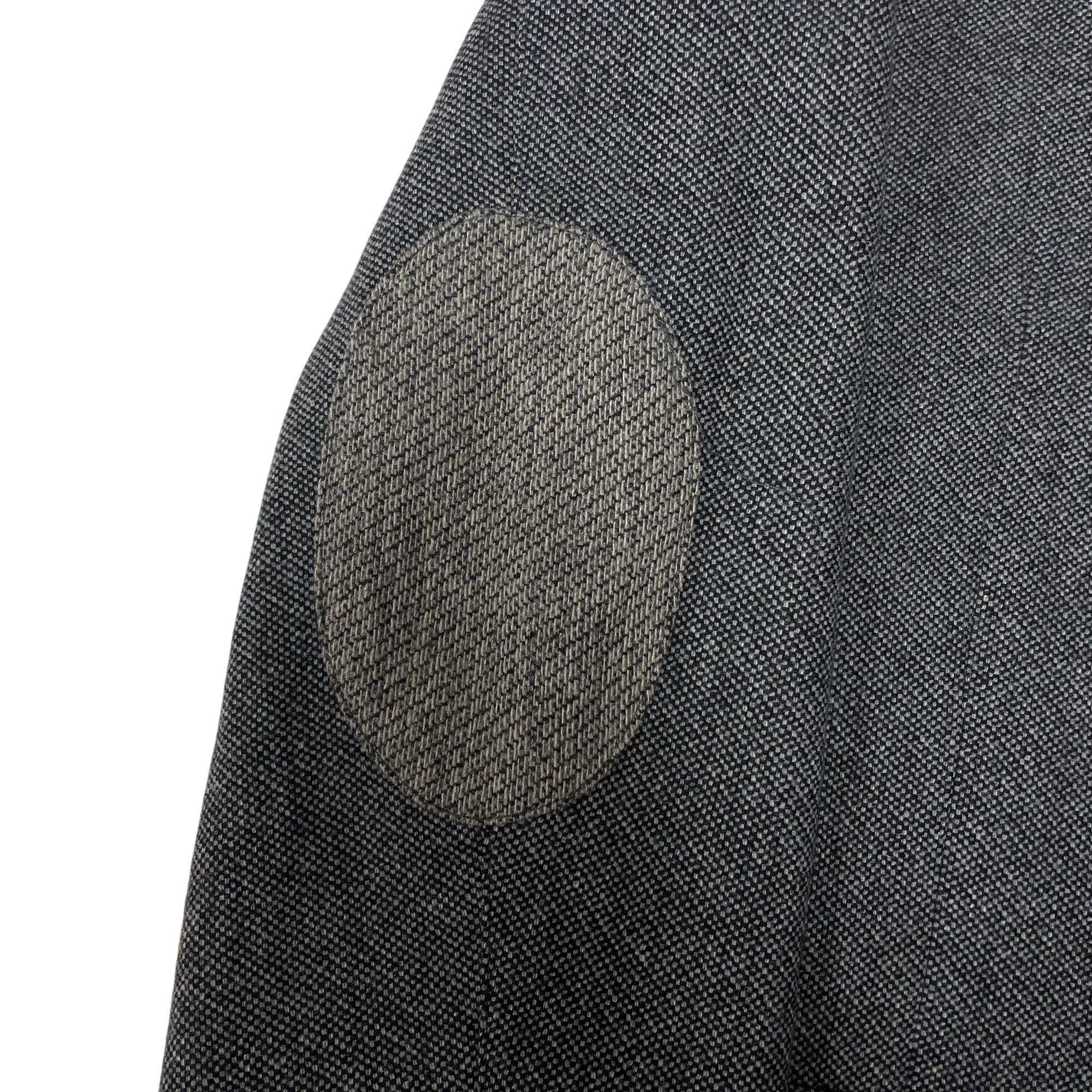 Joseph Abboud Joseph Abboud Men's Blue Birdseye Sport Coat SURGEON CUFF Bl Size 44L - 12 Thumbnail