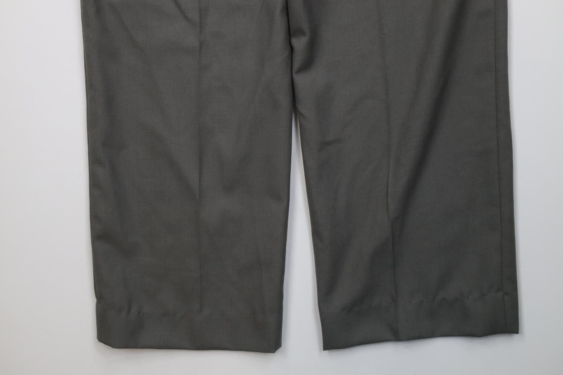 Vintage Vintage 70s Streetwear Wool Knit Flared Wide Leg Chino Pants Size US 36 / EU 52 - 12 Thumbnail