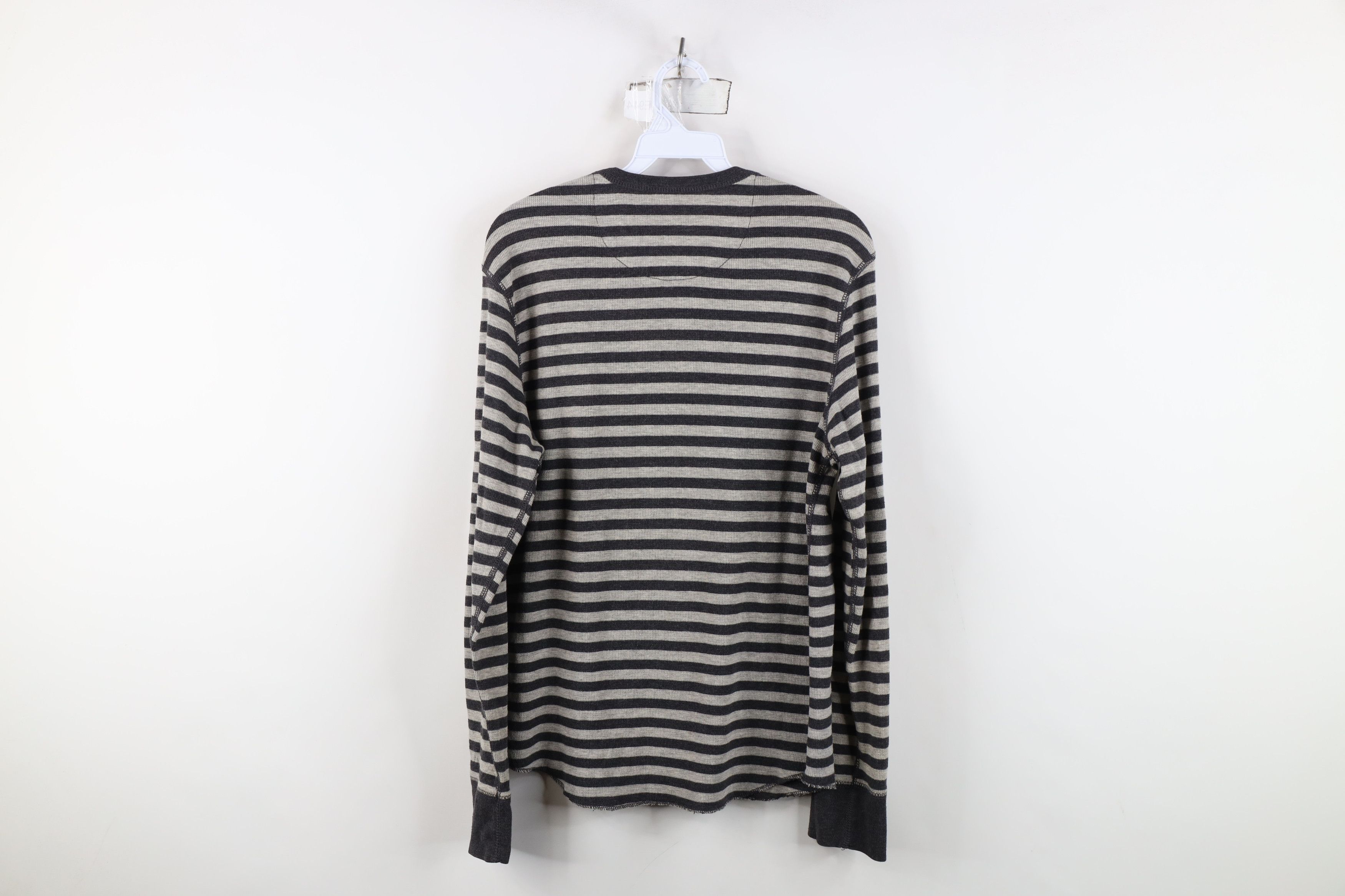 Gap Vintage Gap Striped Thermal Waffle Knit Long Sleeve T-Shirt Size US M / EU 48-50 / 2 - 7 Thumbnail