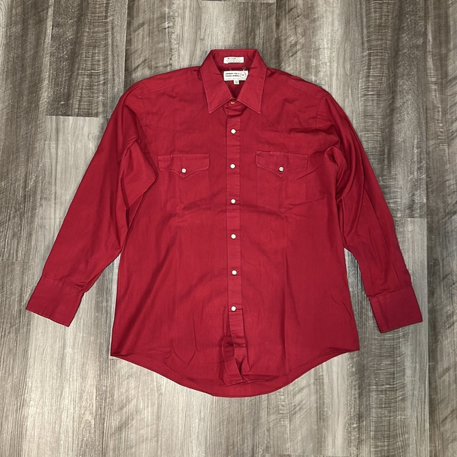 Other Sheplers Vintage Western Fit Pearl Snap - 15.5 33 (M) Size US M / EU 48-50 / 2 - 2 Thumbnail