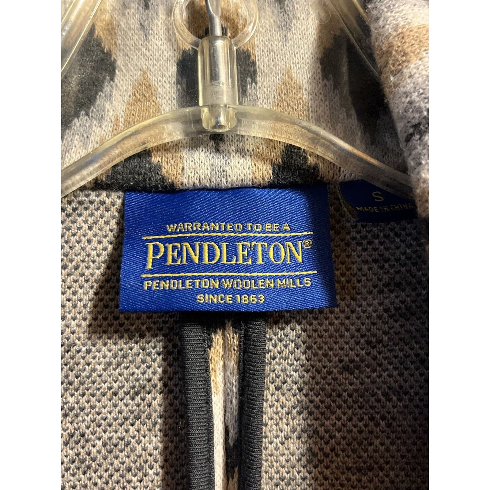 Pendleton Pendleton Brown Cotton Diamond Argyle Blazer Jacket Womens S Size S / US 4 / IT 40 - 3 Thumbnail