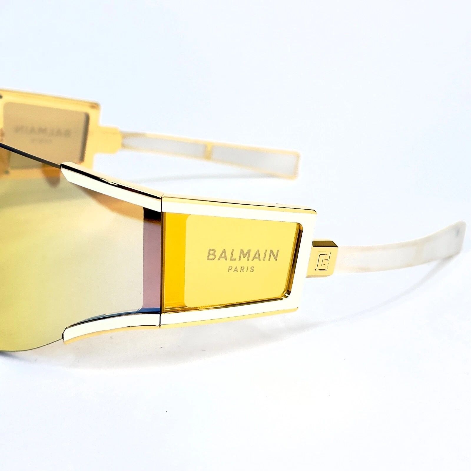 Balmain BALMAIN FLECHE BY AKONI BPS138 Titanium BPS 138 Sunglass Size ONE SIZE - 3 Thumbnail