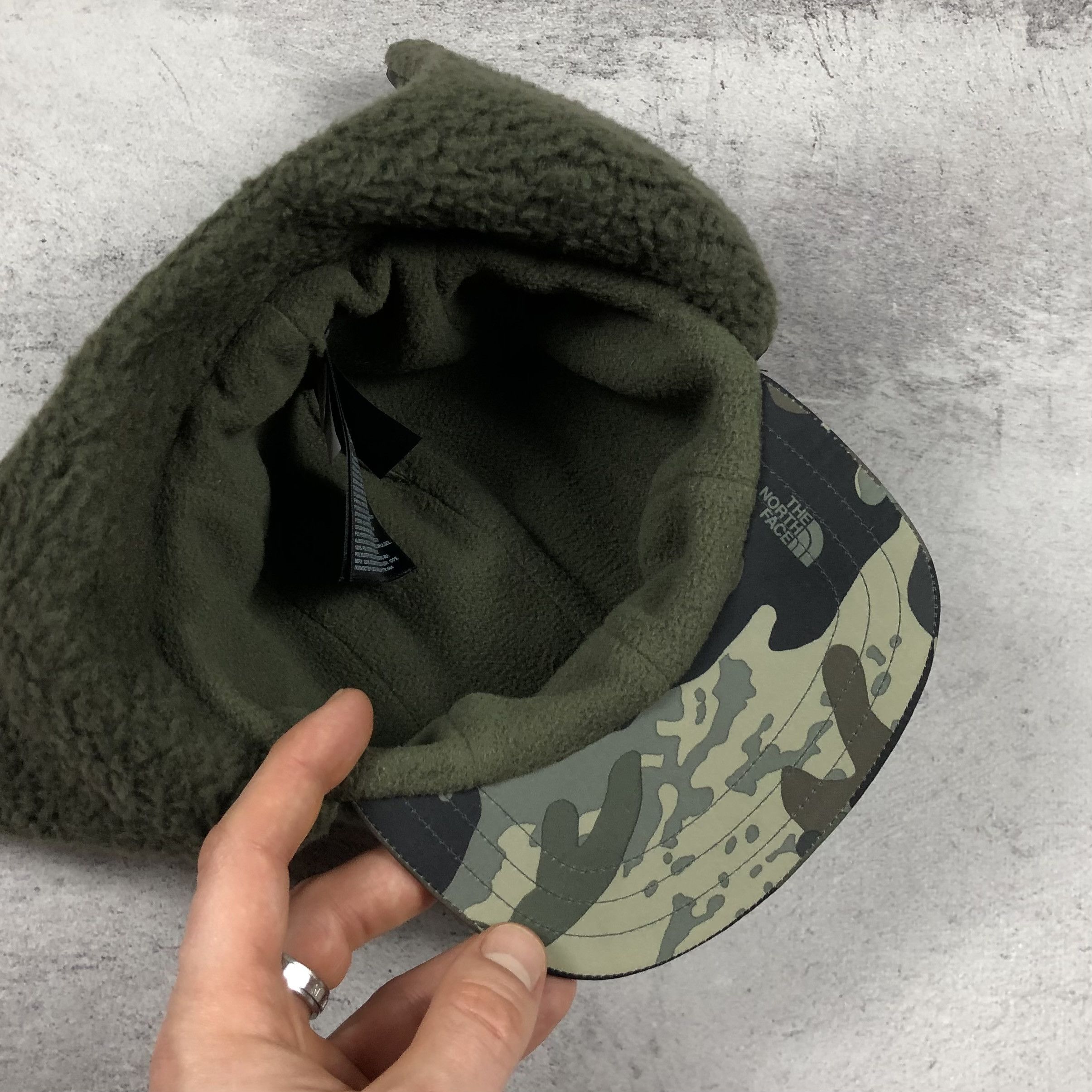 The North Face The North Face Kids Enfants Camo Jungle Fleece 5 Panel Hat Size ONE SIZE - 12 Thumbnail