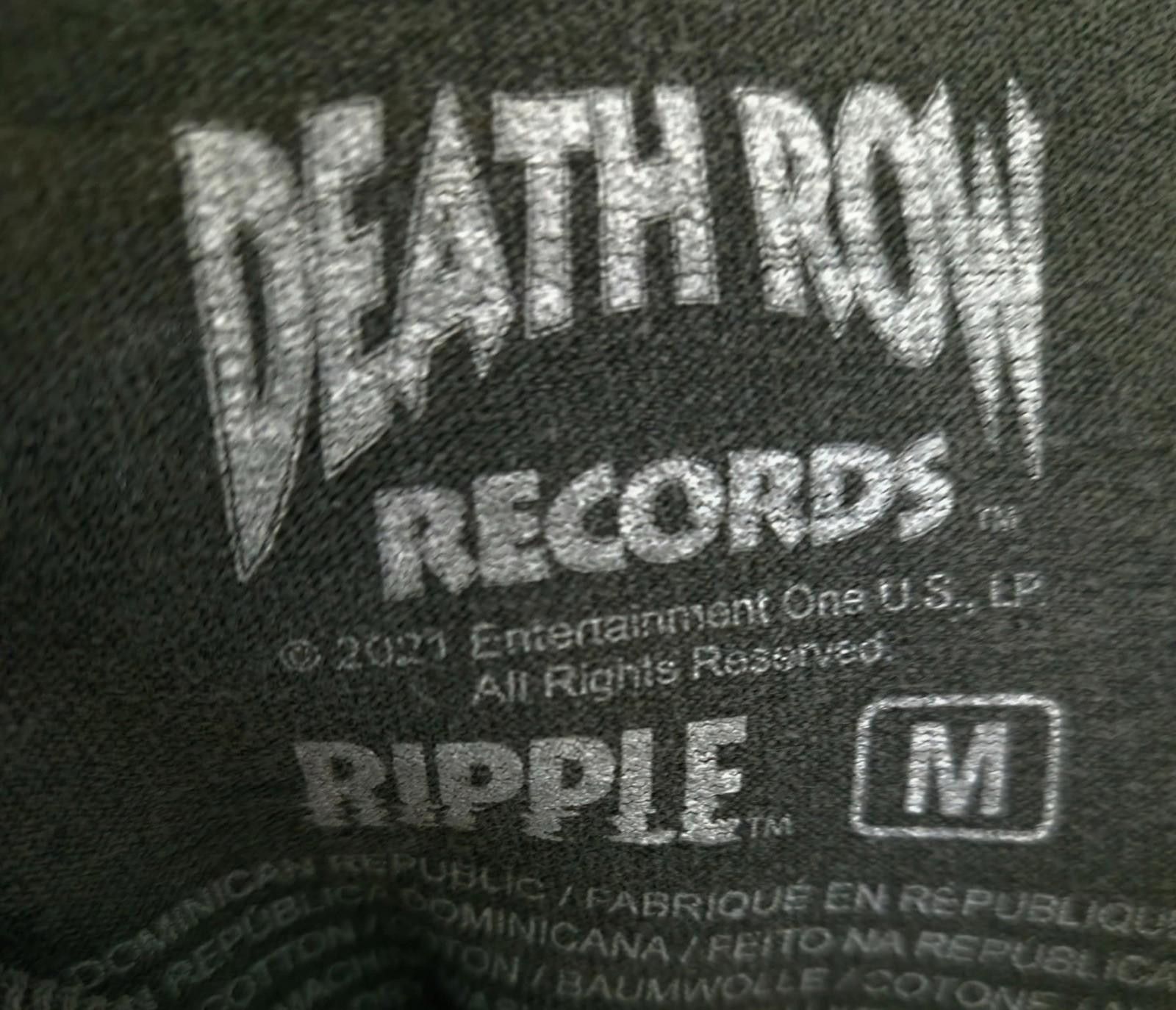 Death Row Records Death Row Records The Untouchable Ripple Black Vintage M #2 Size US M / EU 48-50 / 2 - 4 Thumbnail