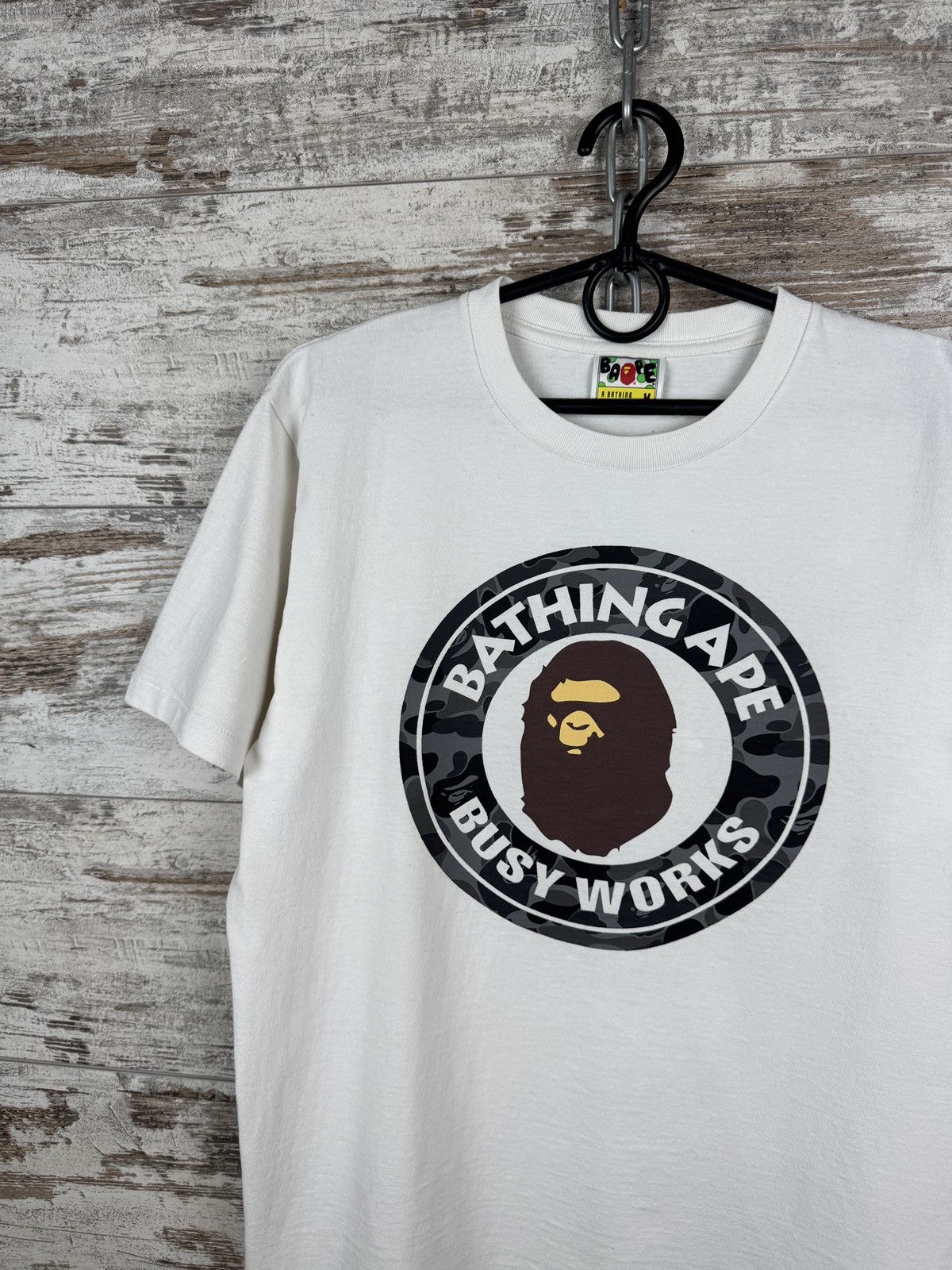 Bape Mens Vintage A Bathing Ape Bape busy works T-Shirt tee japan Size US M / EU 48-50 / 2 - 4 Thumbnail
