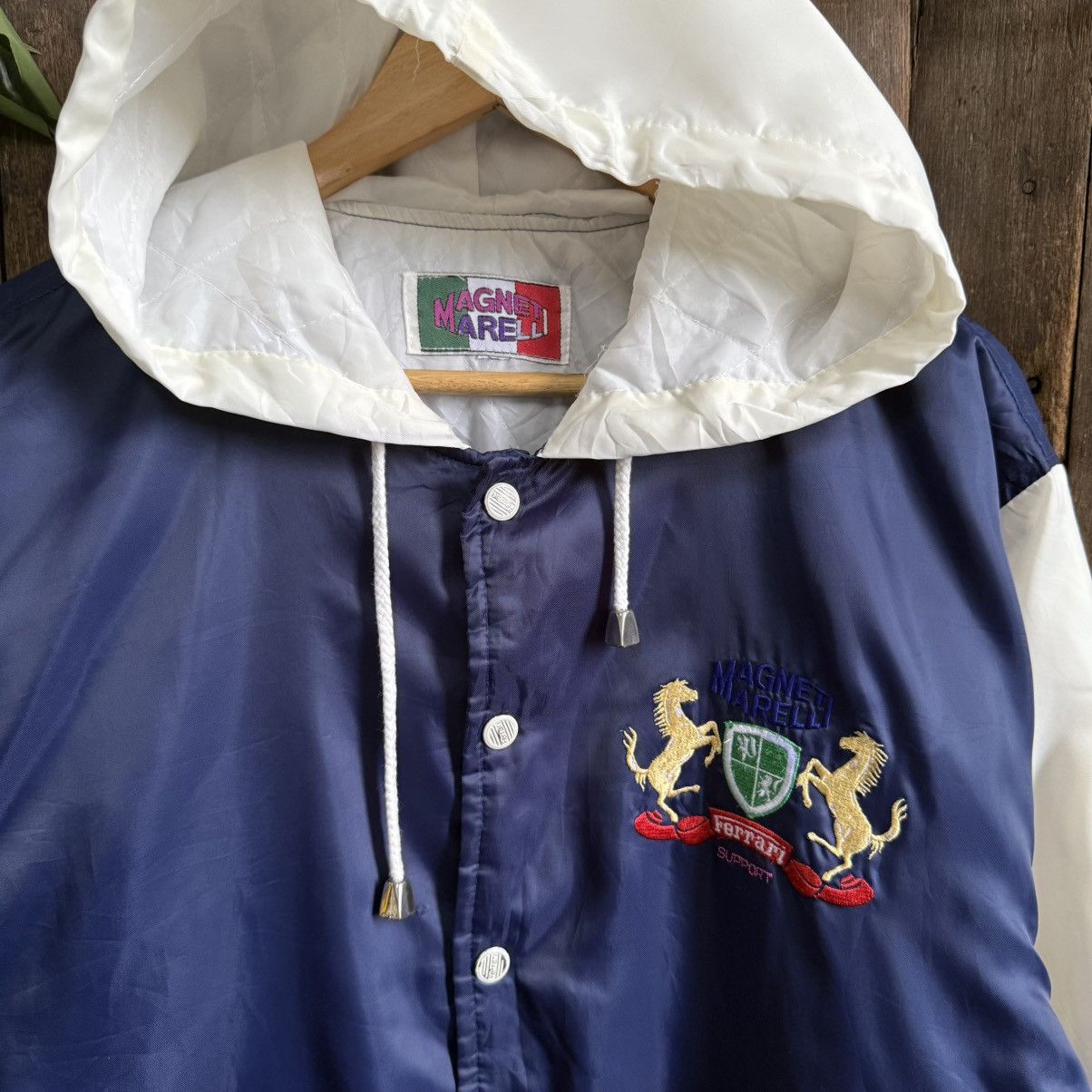 Ferrari Vintage Ferrari Magneti Marelli Bomber Hooded Jacket Size US M / EU 48-50 / 2 - 3 Thumbnail
