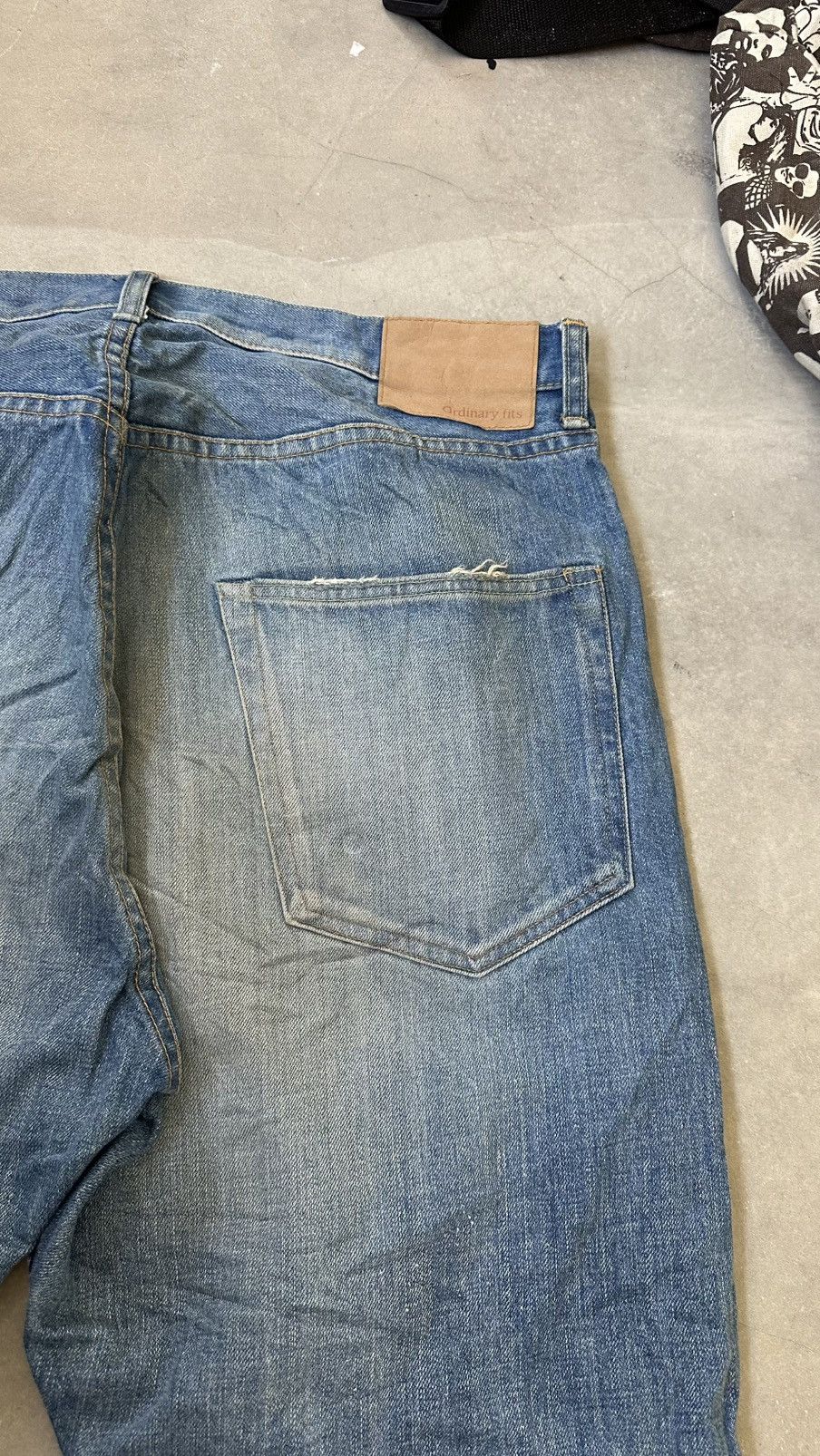 Ordinary Fits ORDINARY FITS DISTRESSED DENIM PANT Size US 38 / EU 54 - 13 Thumbnail