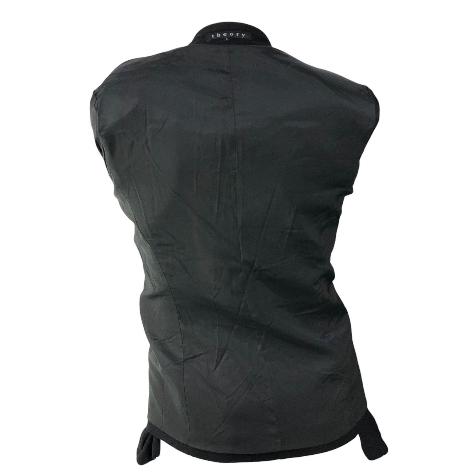 Theory Theory Women Size 0 Blazer Single Breasted Vintage Black Size XS / US 0-2 / IT 36-38 - 13 Thumbnail