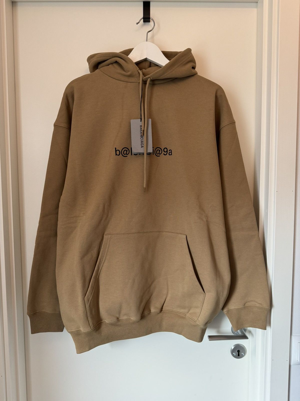 image of Balenciaga Hoodie in Brown, Men's (Size Small)