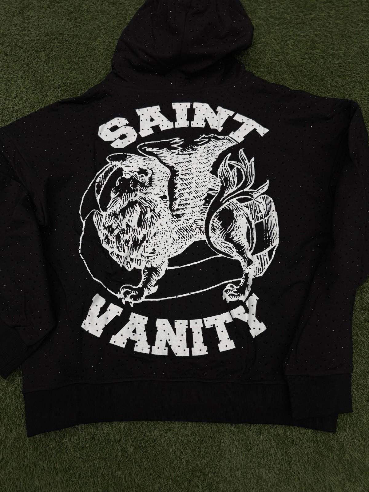 Saint Vanity Size Large - Saint Vanity Hoodie Black Rhinestone Zip Up Size US L / EU 52-54 / 3 - 5 Thumbnail
