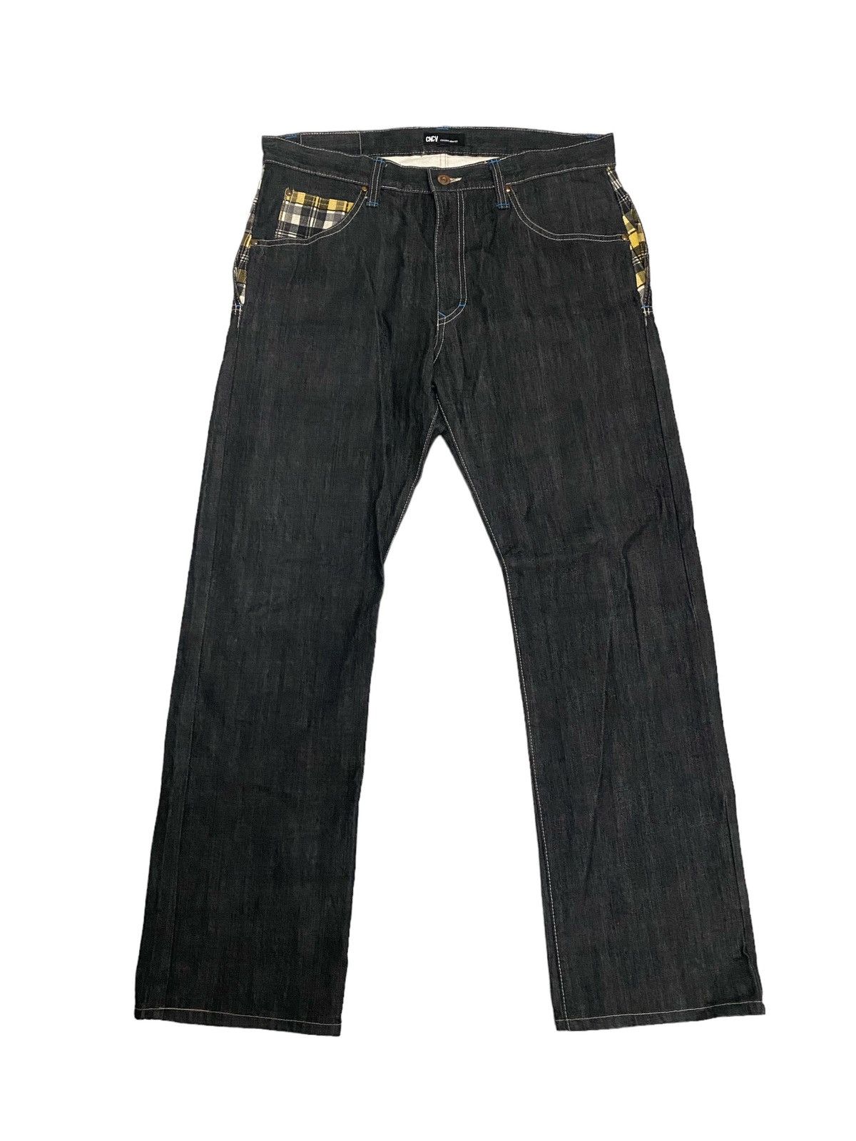 Japanese Brand Vintage CNCV Concave Attempt Japanese Denim Jeans Size US 35 - 2 Thumbnail